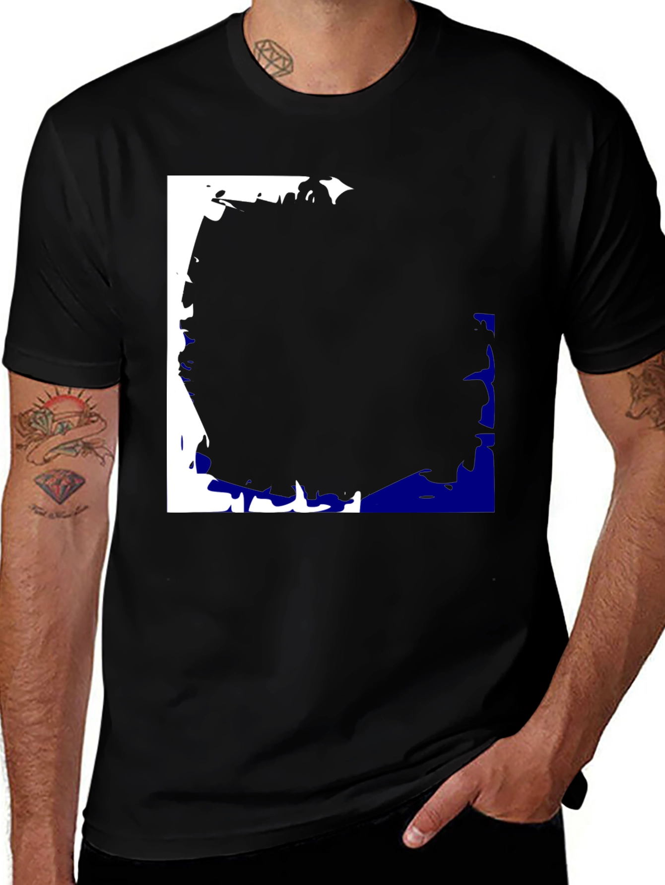 Abstract Graphic Print T-Shirt