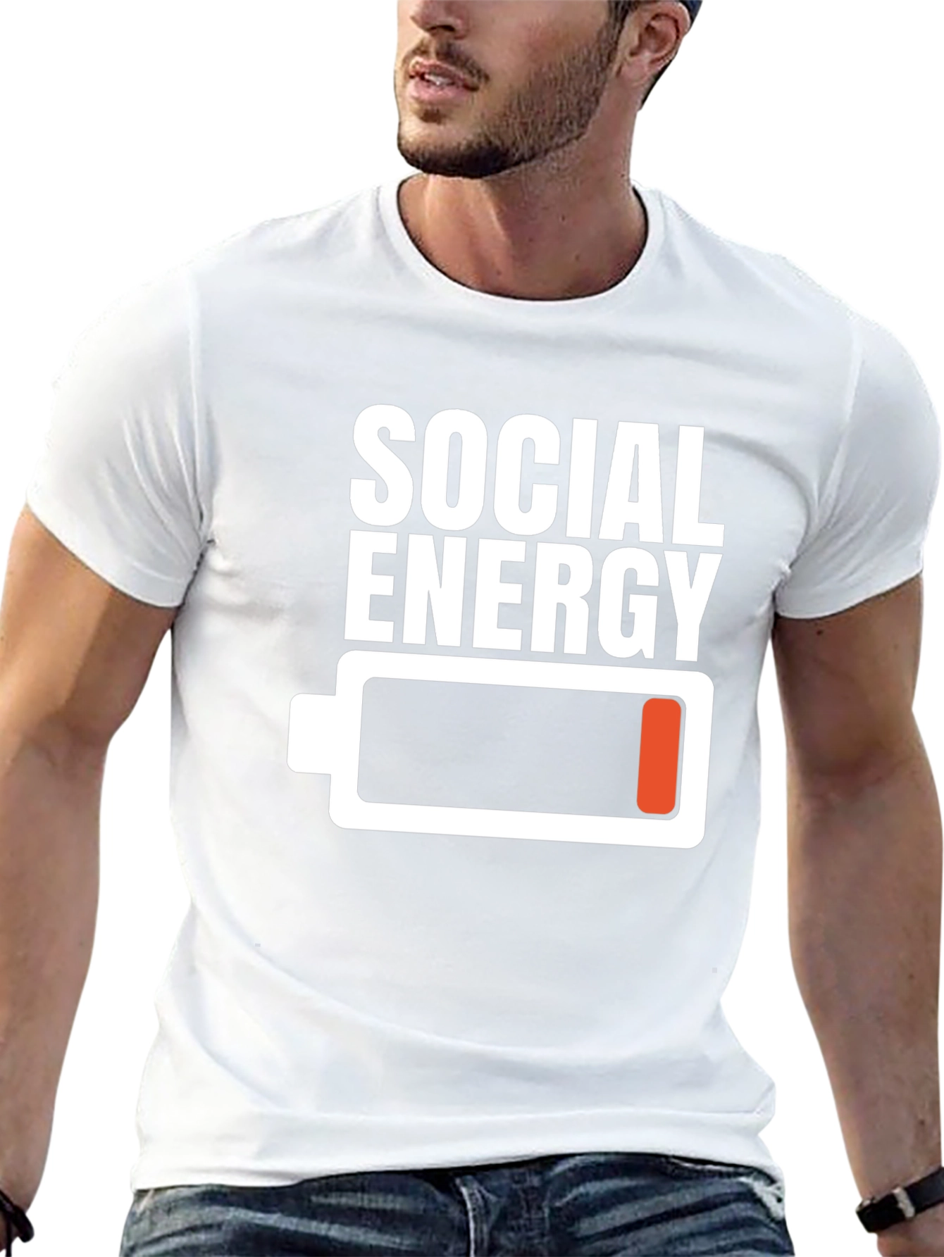 Social Energy Low Battery T-Shirt
