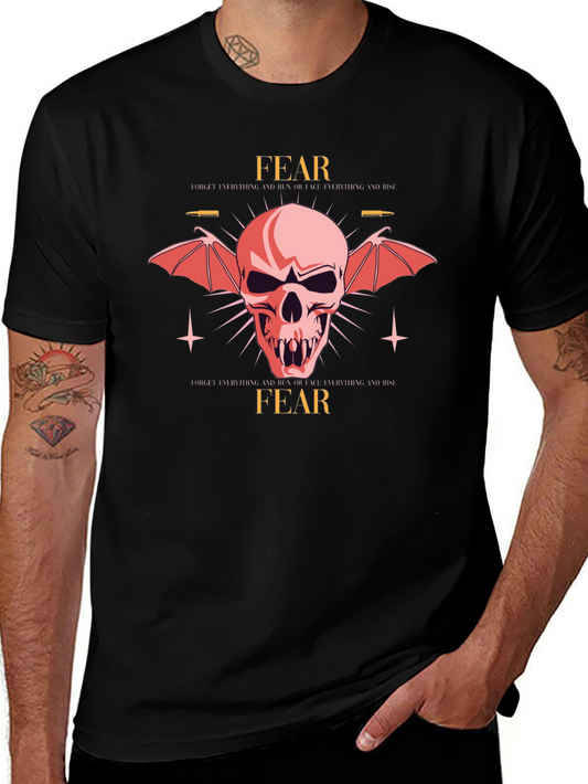 Fear Graphic Print T-Shirt