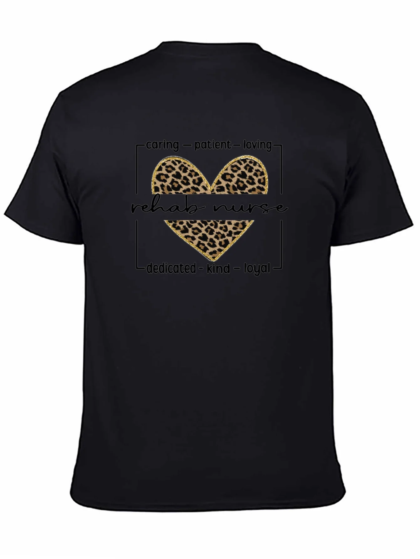 Leopard Print Rehab Nurse T-Shirt