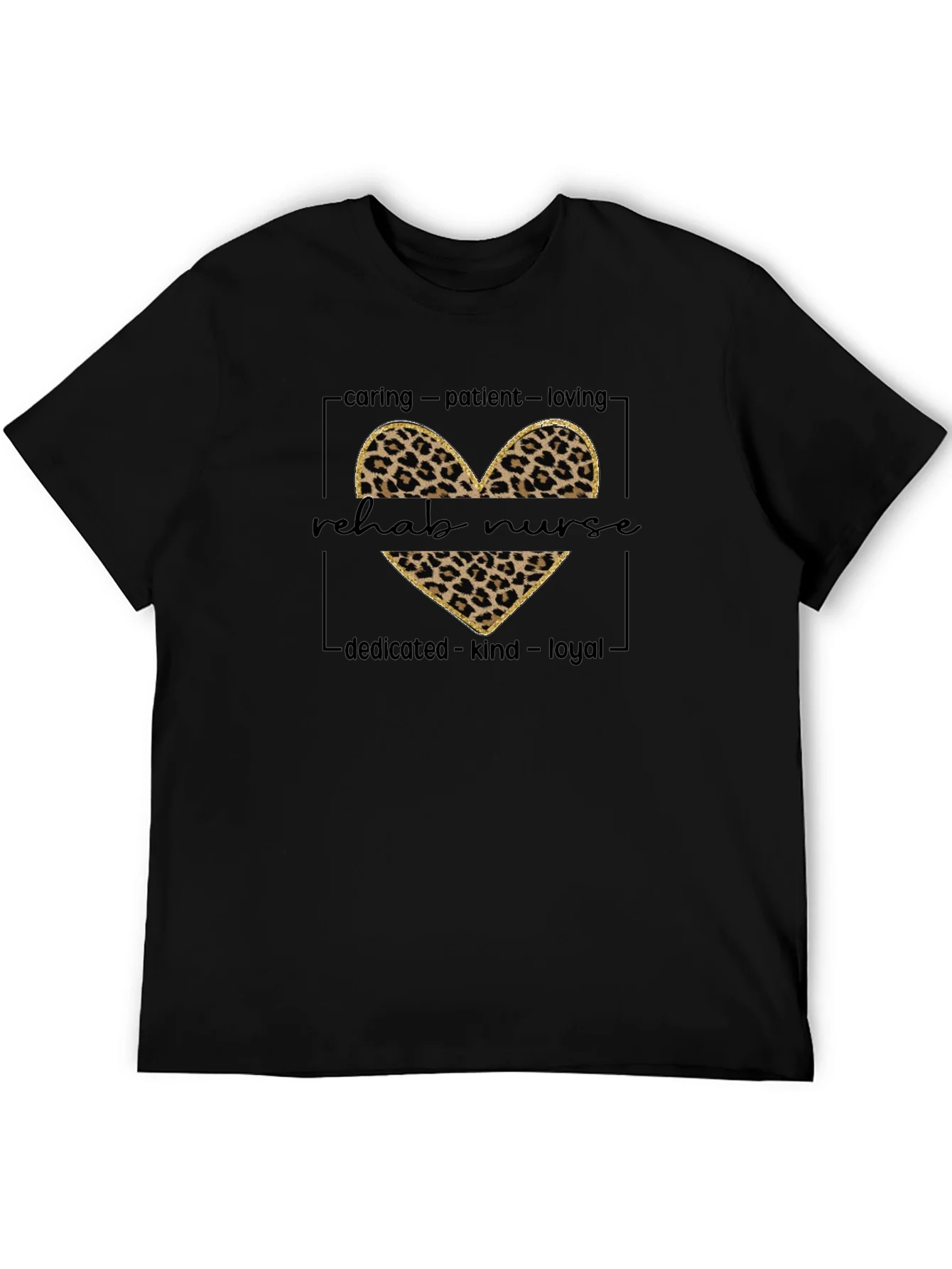 Leopard Print Rehab Nurse T-Shirt