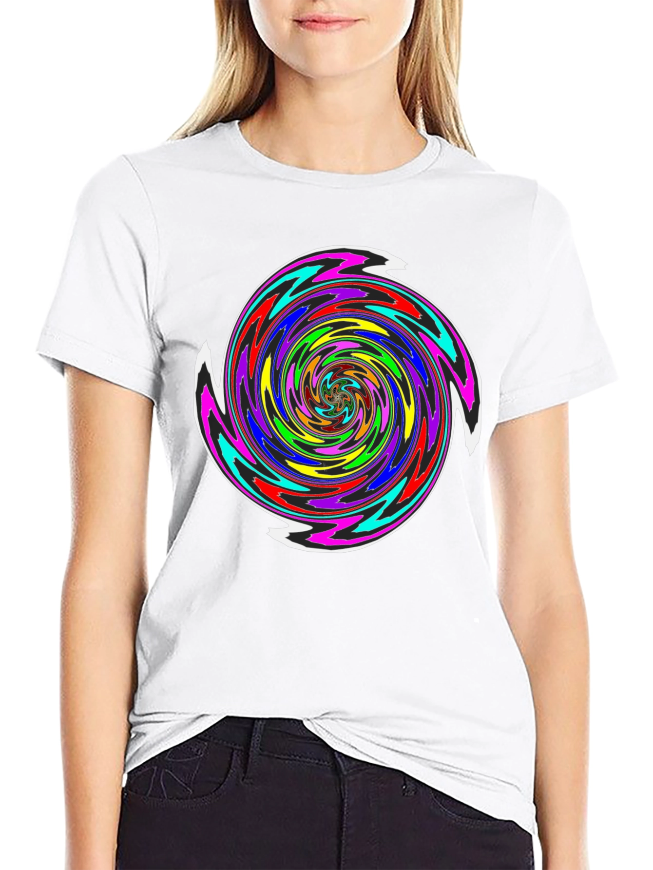 Psychedelic Swirl T-Shirt - Vibrant Graphic Tee