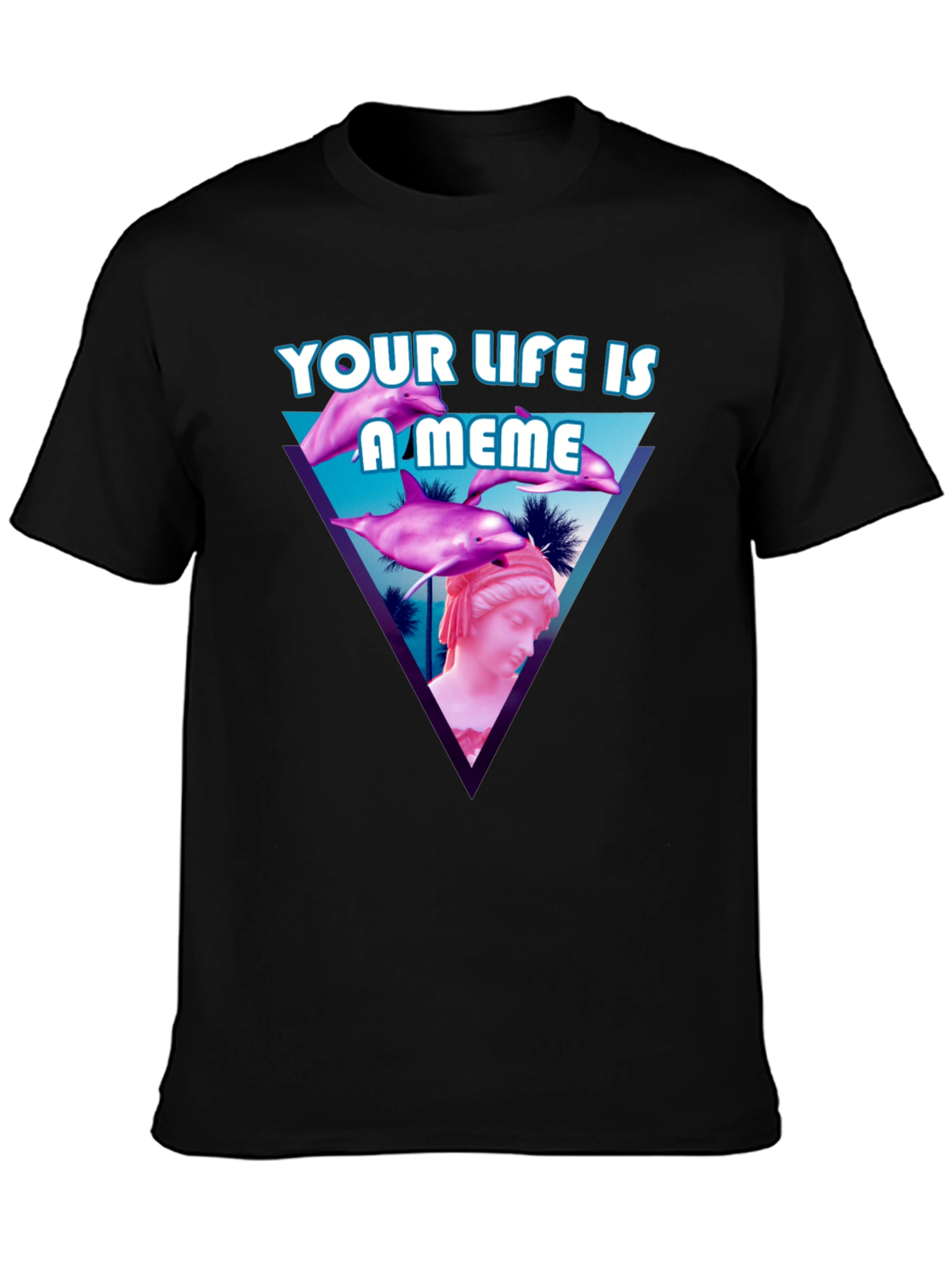 Meme Life T-Shirt - Vaporwave Style