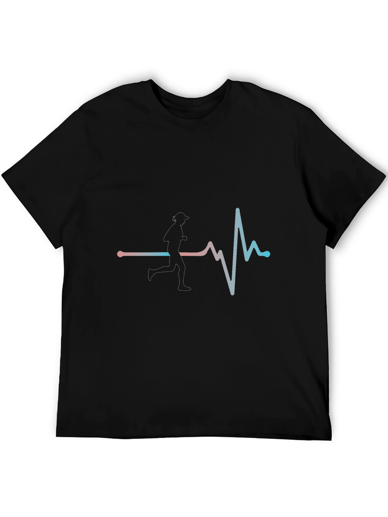 Runner Heartbeat T-Shirt - Active Lifestyle Apparel