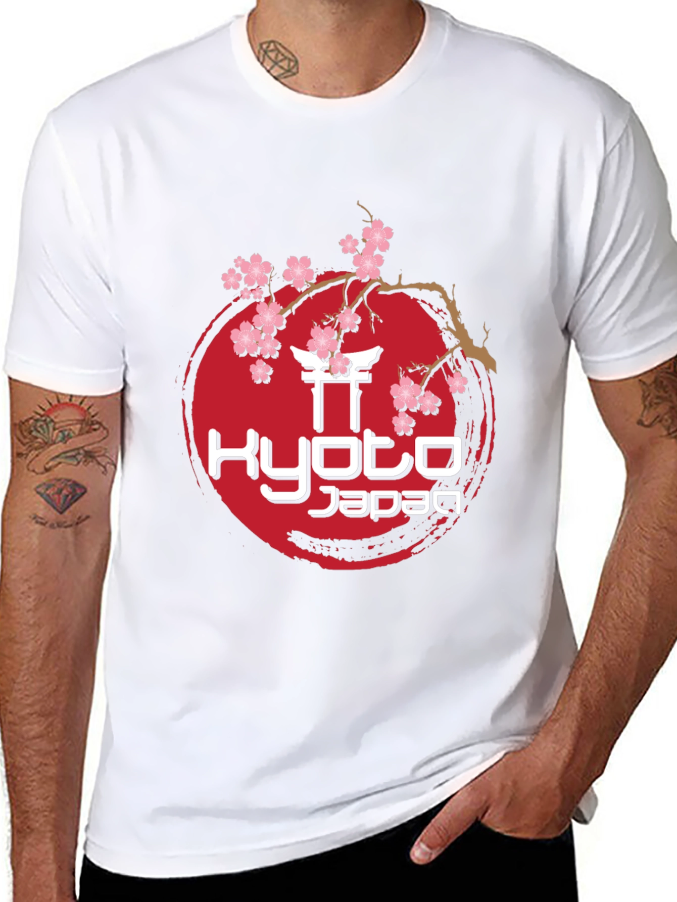 Kyoto Japan Sakura Blossom Graphic T-Shirt