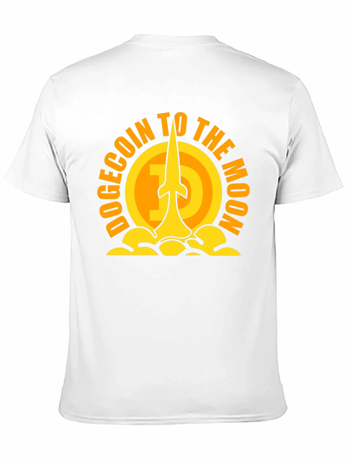 Dogecoin to the Moon Black T-Shirt