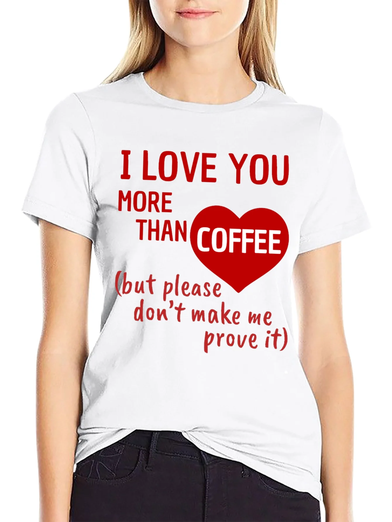 I Love You More Than Coffee Graphic Tee