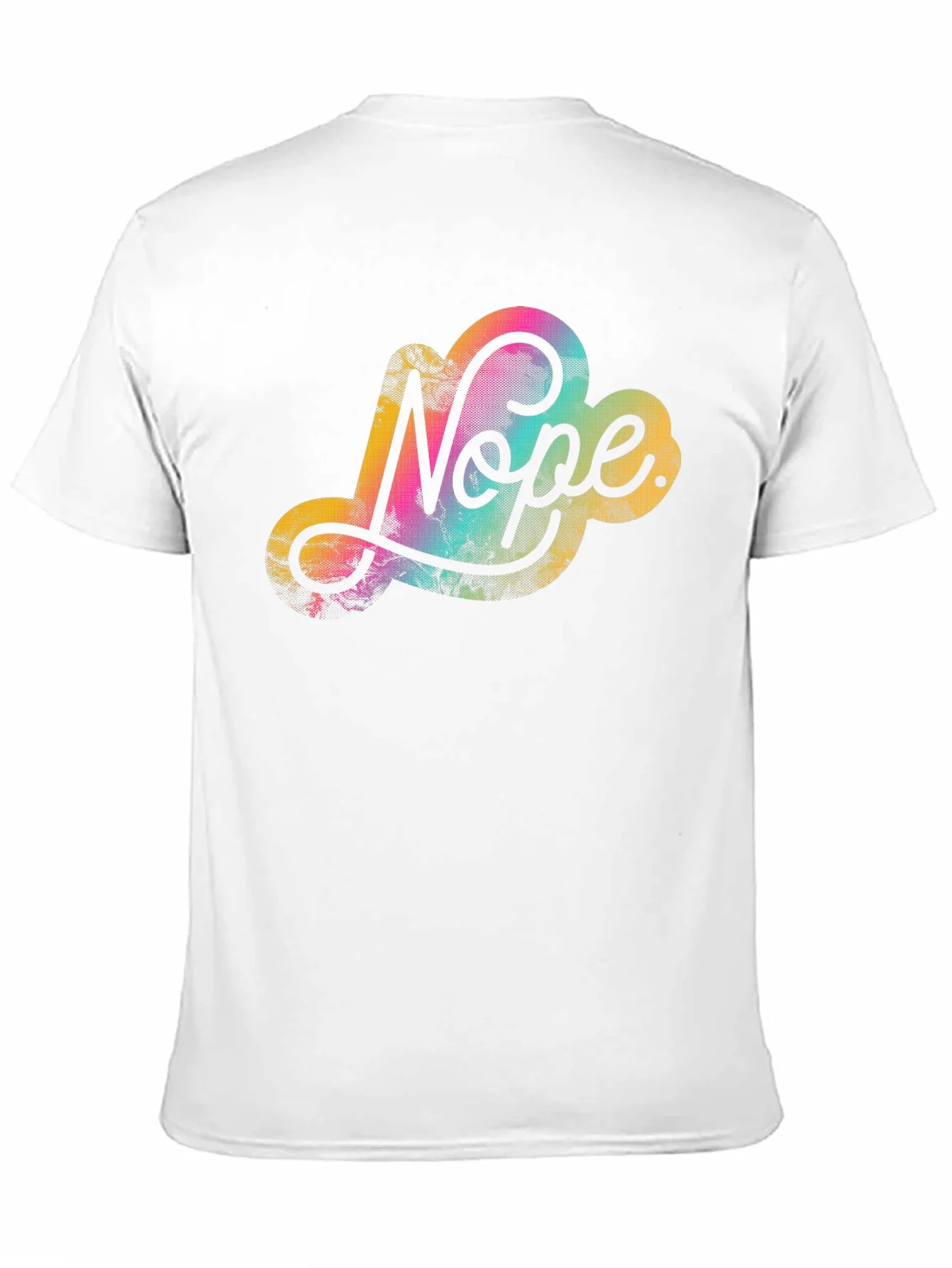 Nope Cloud Graphic Tee - Trendy Unisex Black T-Shirt
