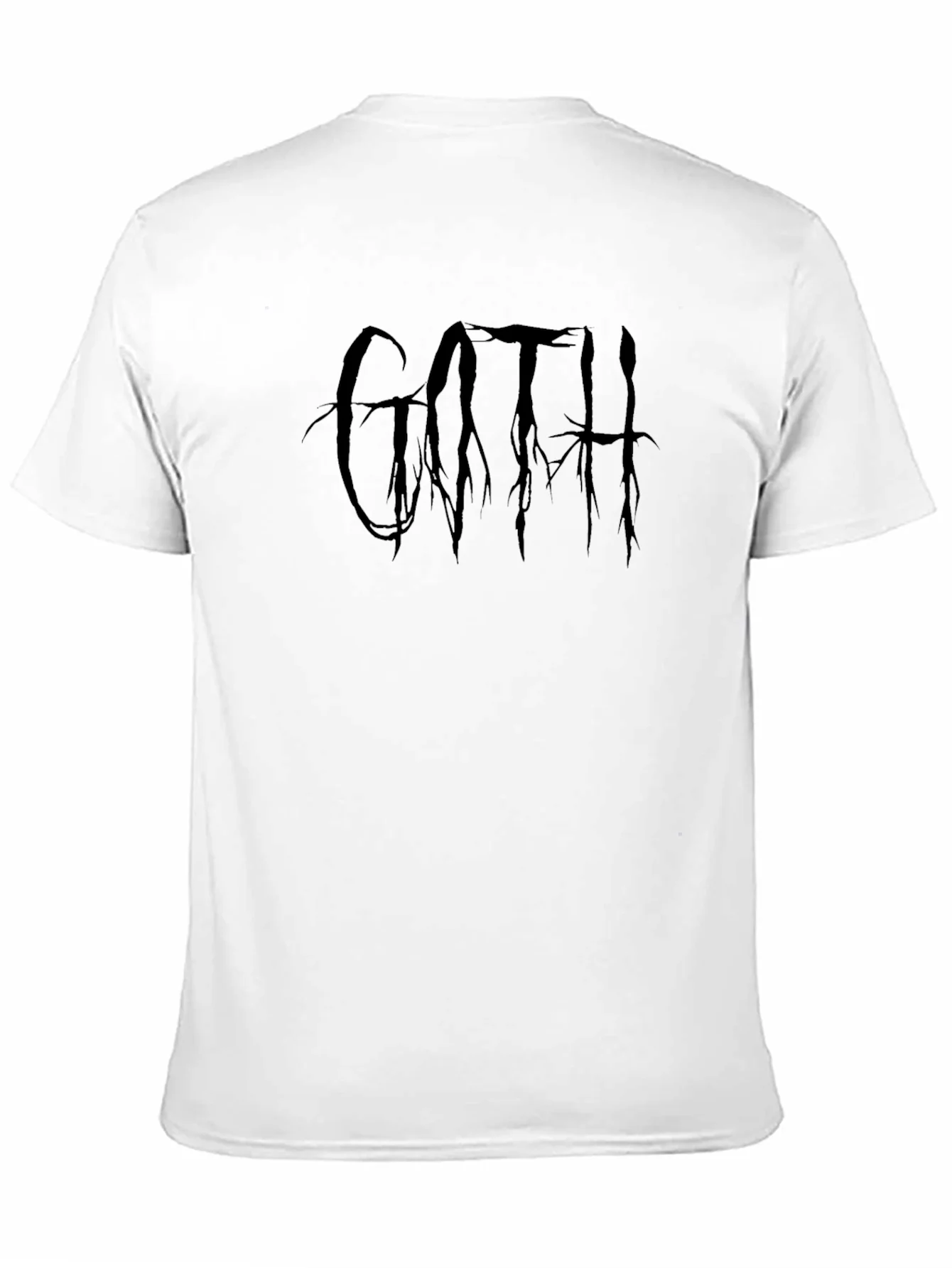 Goth Graphic Print Black T-Shirt