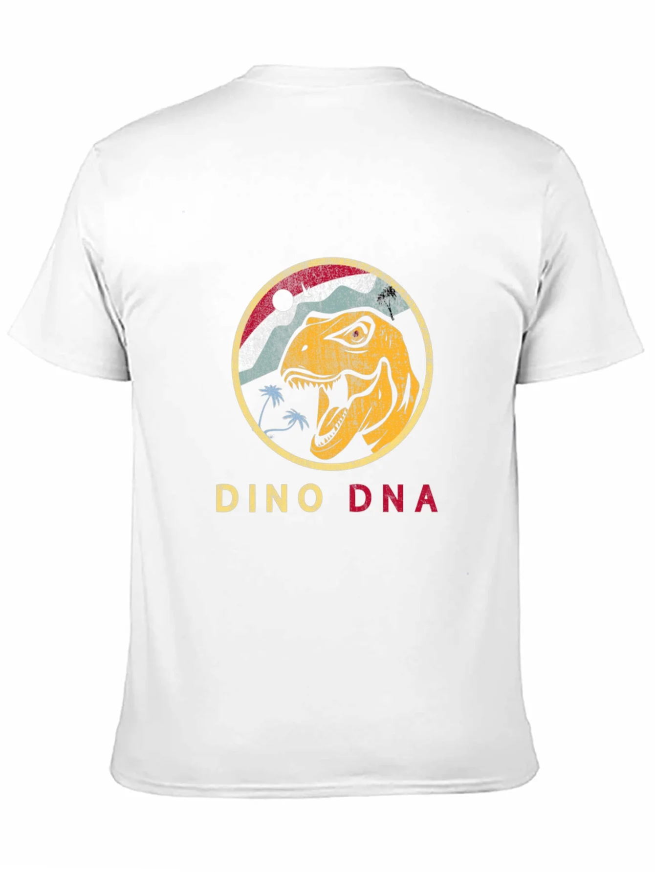 Dino DNA Graphic Tee - Retro Dinosaur T-Shirt
