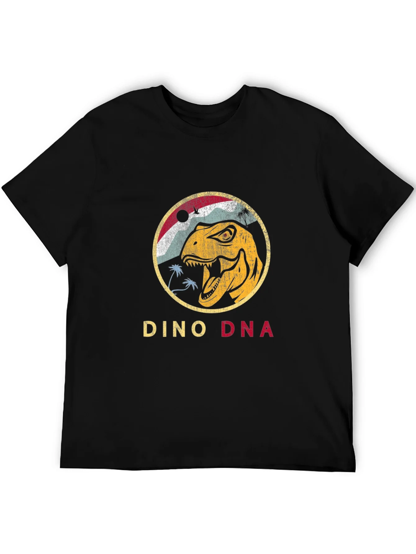 Dino DNA Graphic Tee - Retro Dinosaur T-Shirt