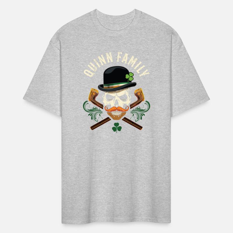 Quinn Family Irish Skull with Shillelagh