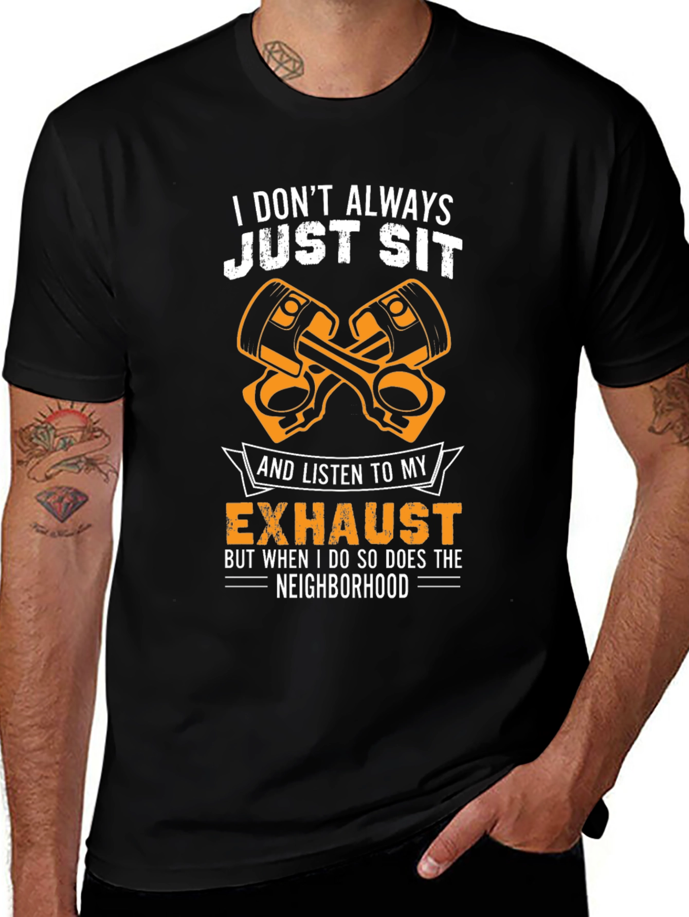 I Dont Always Just Sit Car Enthusiast Graphic T-Shirt
