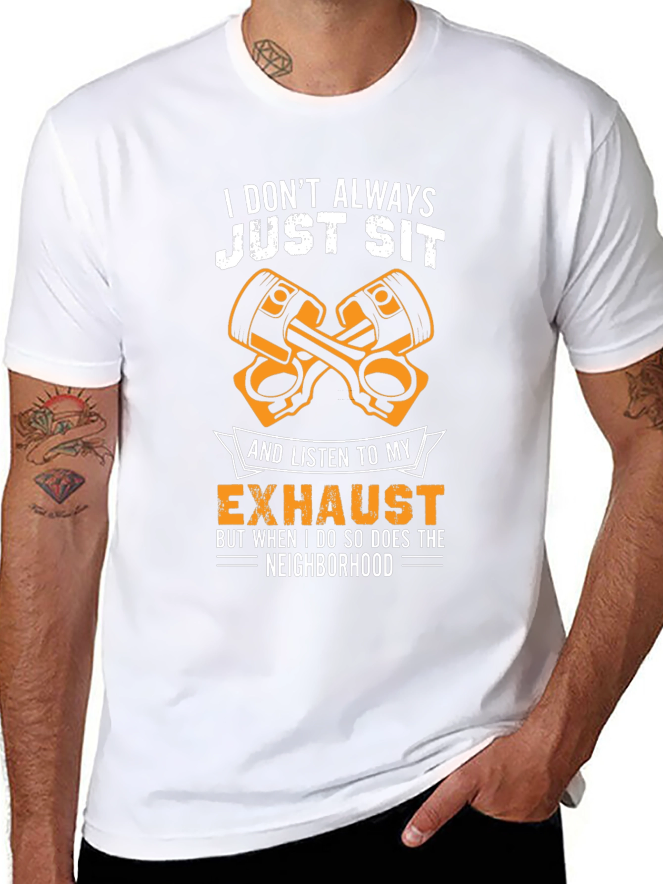 I Dont Always Just Sit Car Enthusiast Graphic T-Shirt