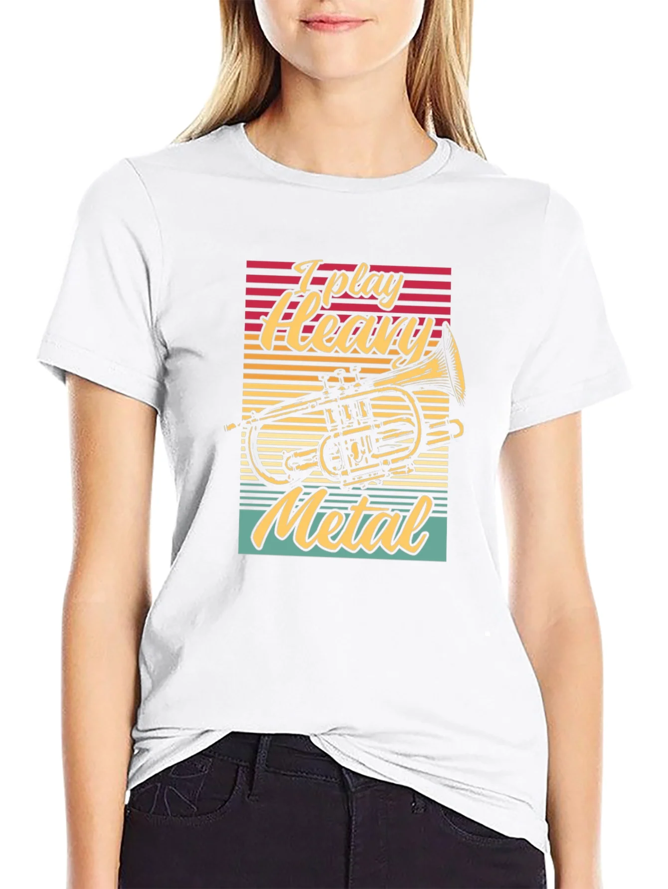 I Play Heavy Metal T-Shirt Music Lover Tee