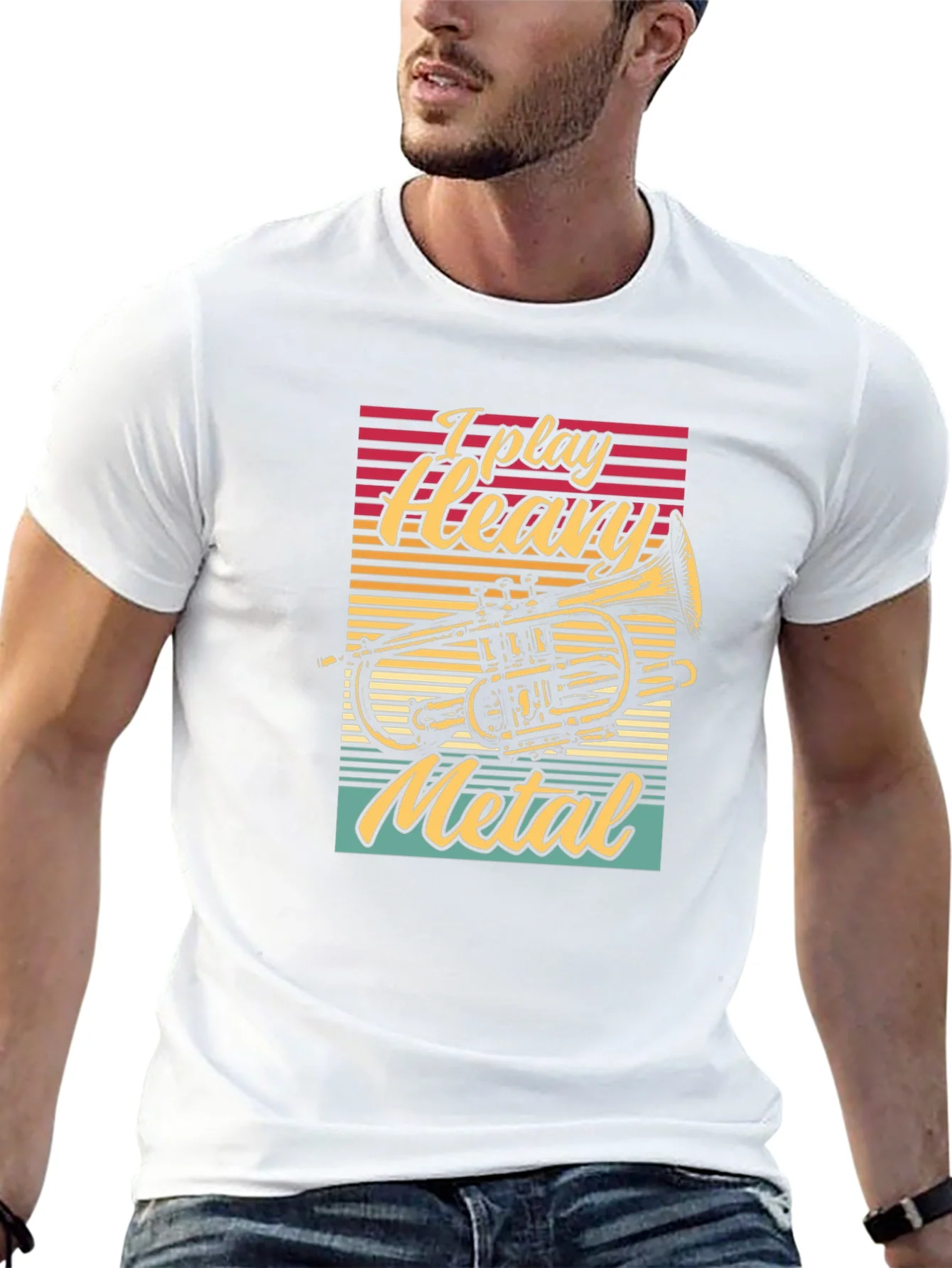 I Play Heavy Metal T-Shirt Music Lover Tee
