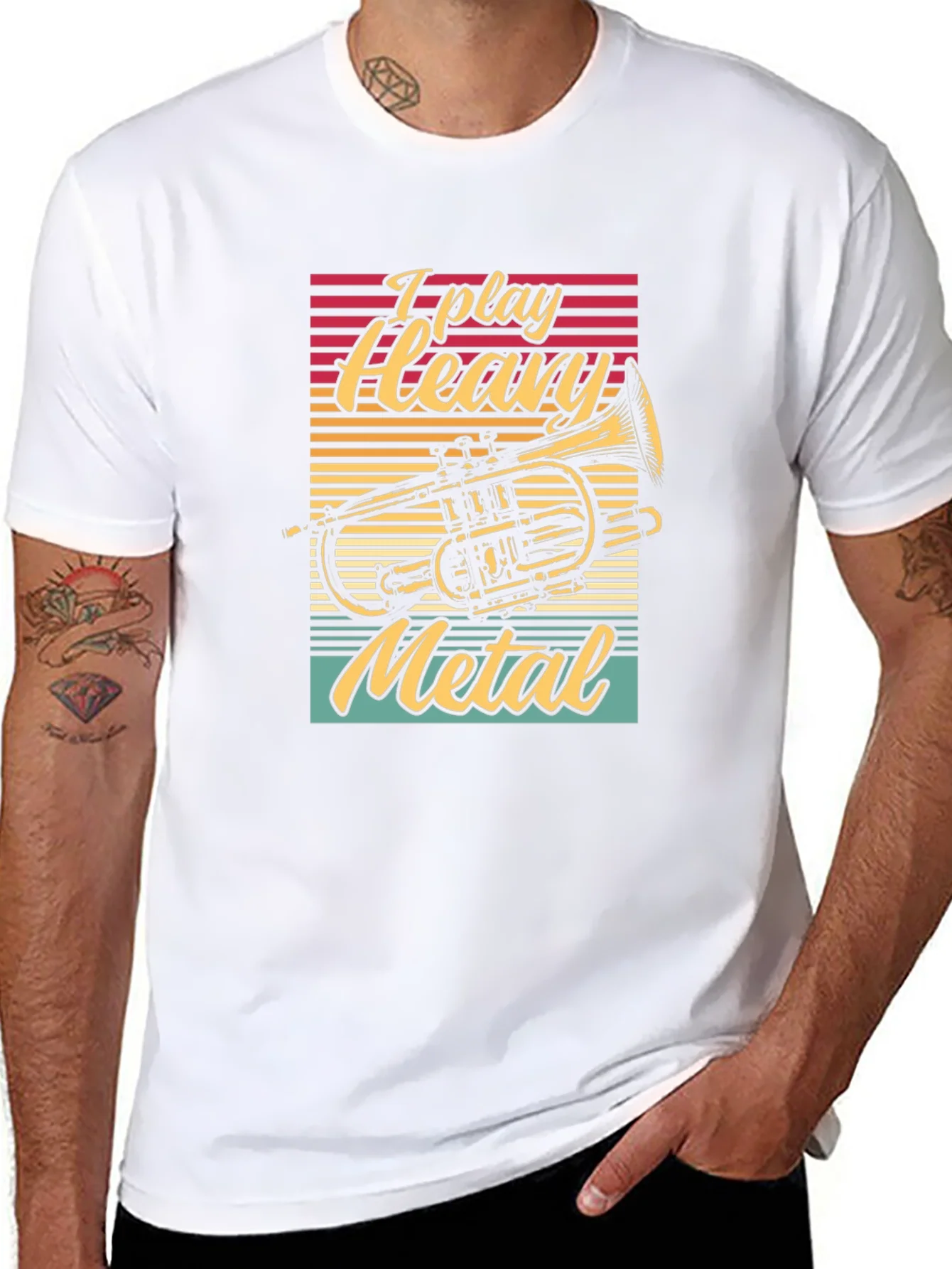 I Play Heavy Metal T-Shirt Music Lover Tee