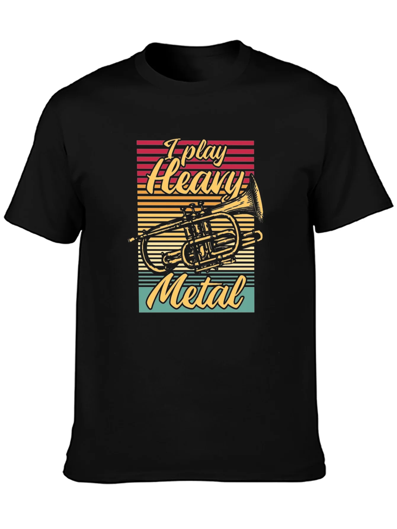 I Play Heavy Metal T-Shirt Music Lover Tee