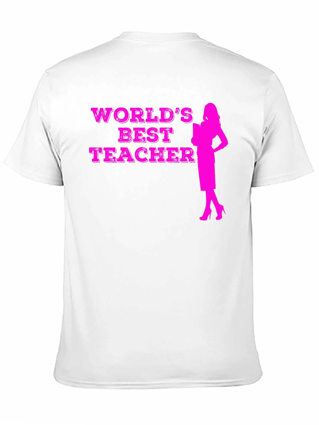 Worlds Best Teacher Graphic Tee - Black