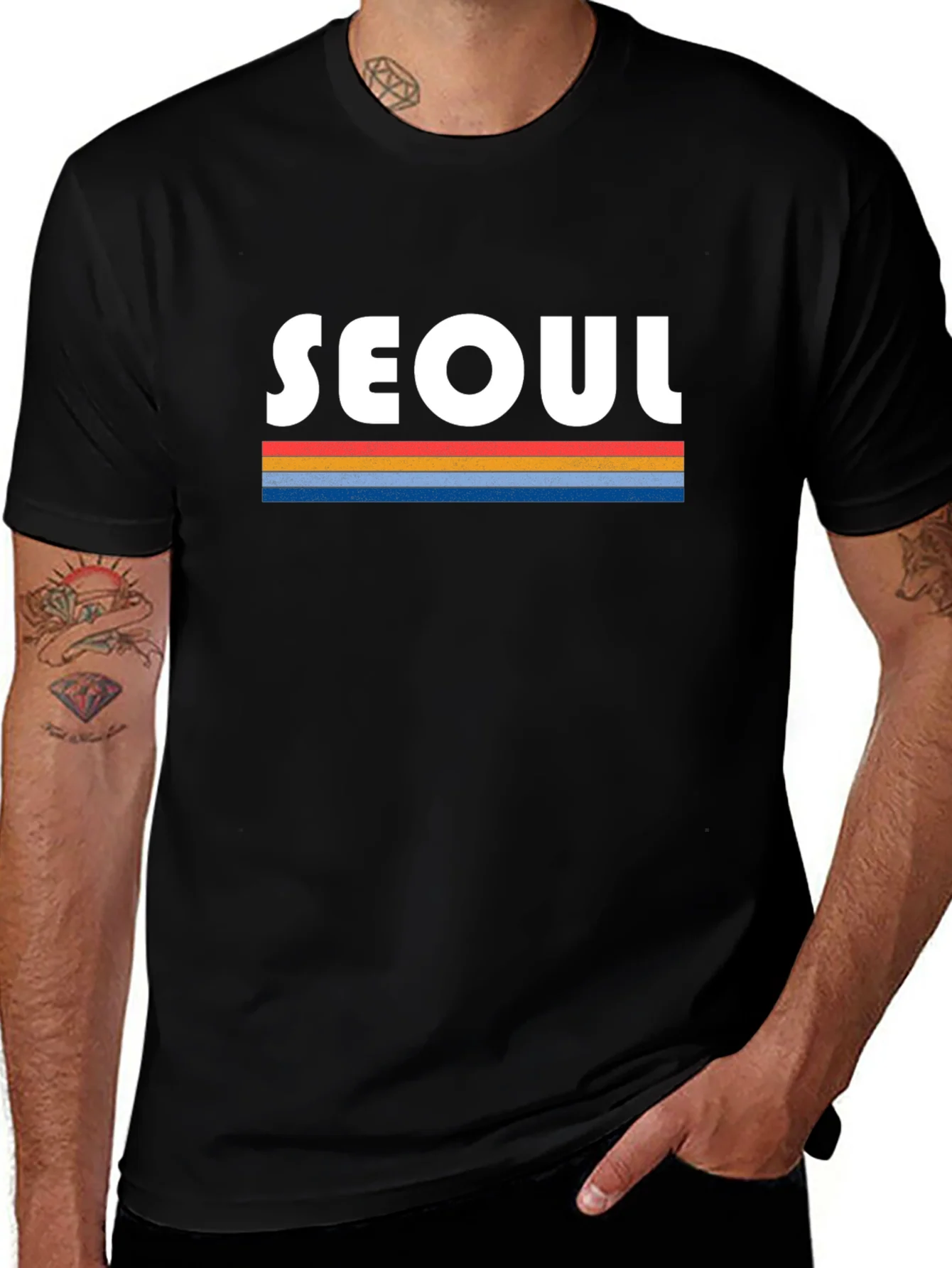 Seoul Retro T-Shirt - Classic City Graphic Tee