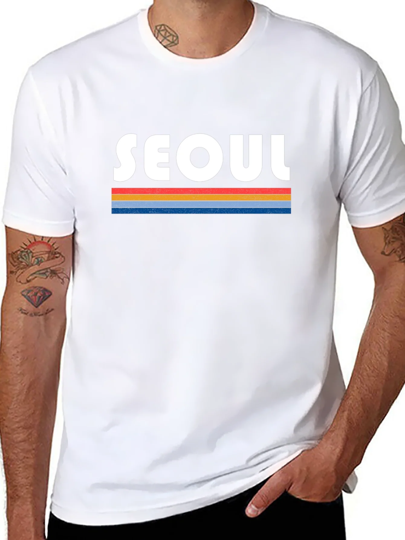 Seoul Retro T-Shirt - Classic City Graphic Tee