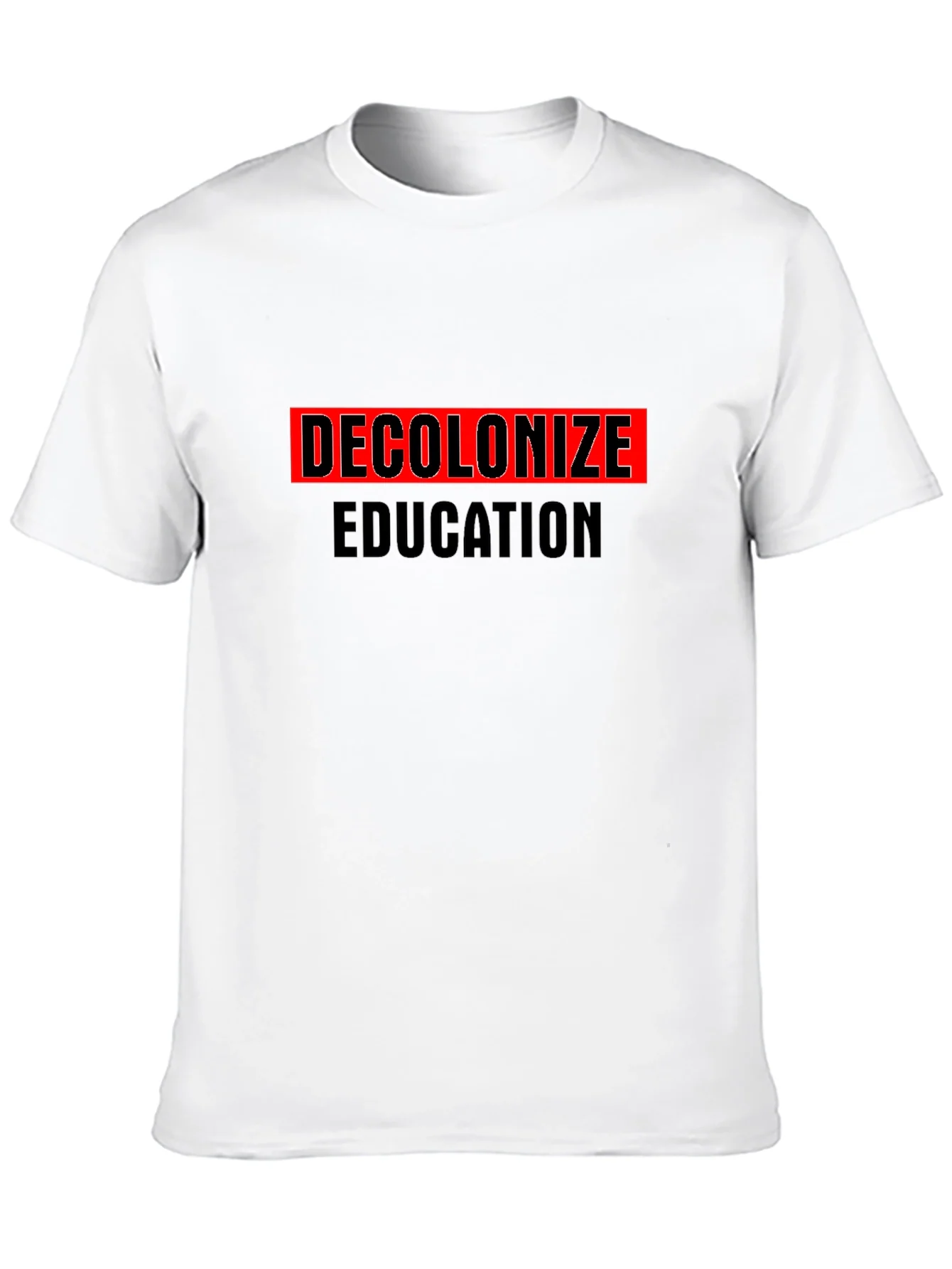 Decolonize Education Graphic Tee - Black
