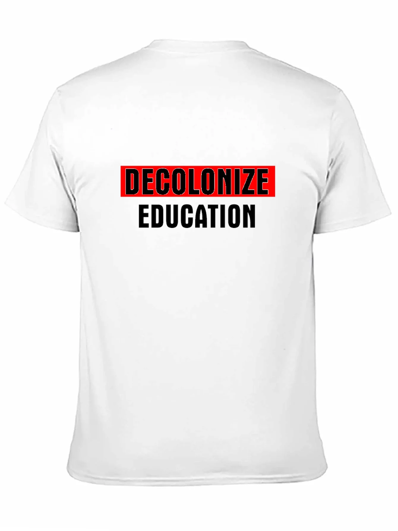 Decolonize Education Graphic Tee - Black
