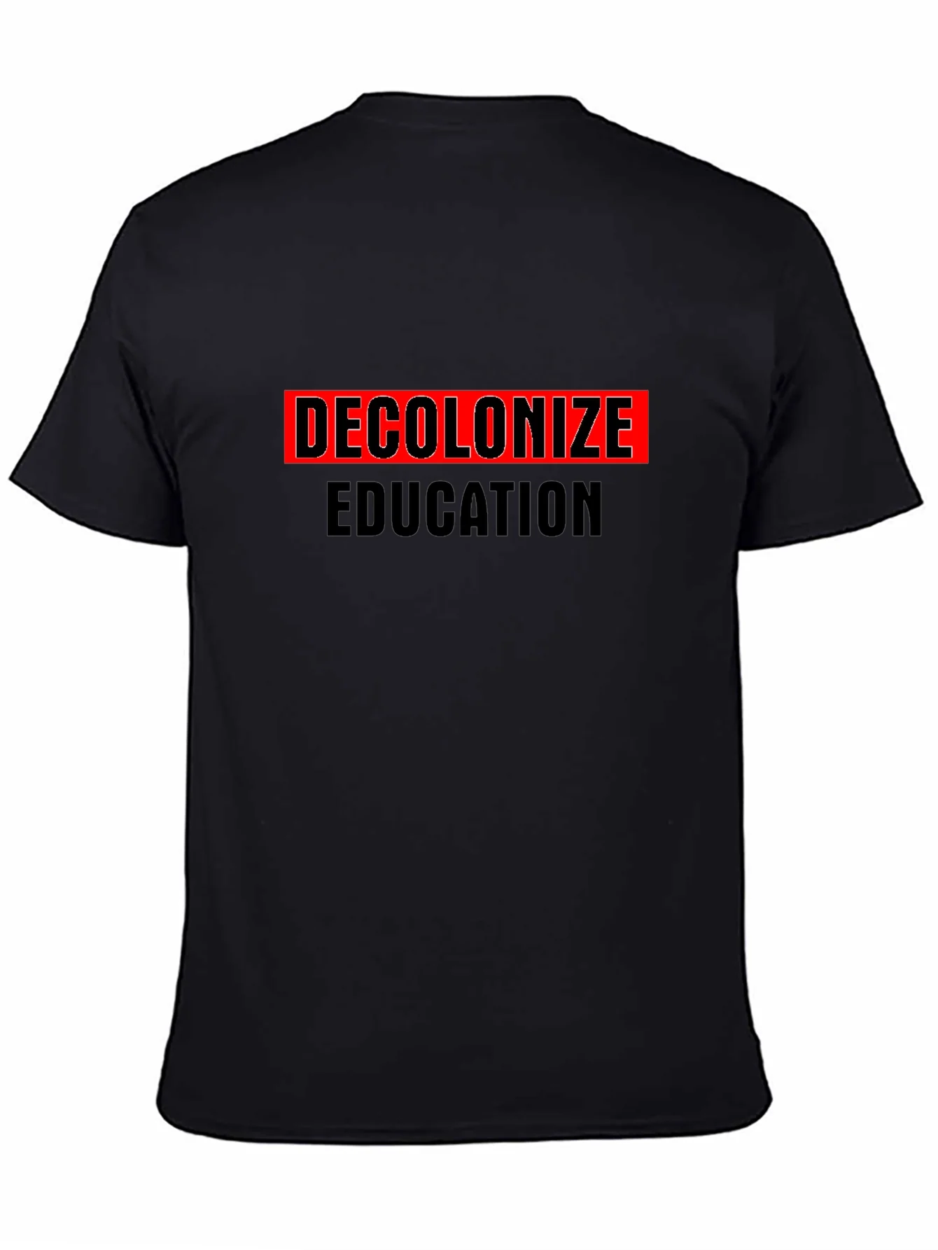 Decolonize Education Graphic Tee - Black
