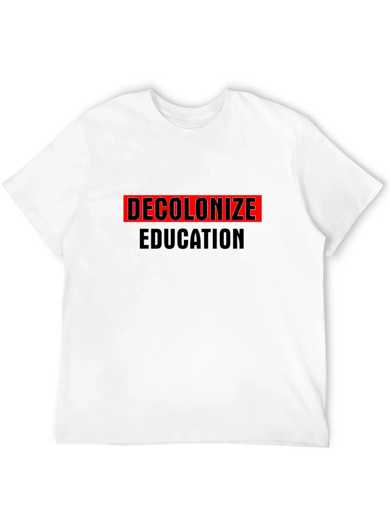 Decolonize Education Graphic Tee - Black