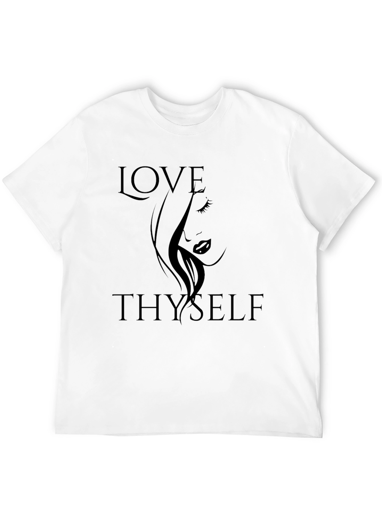 Love Thyself Black Graphic Tee