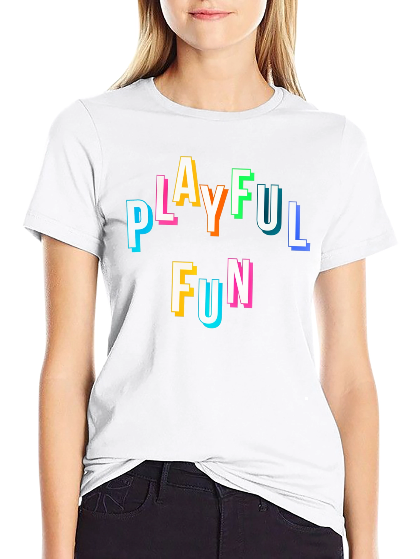 Playful Fun Graphic T-Shirt