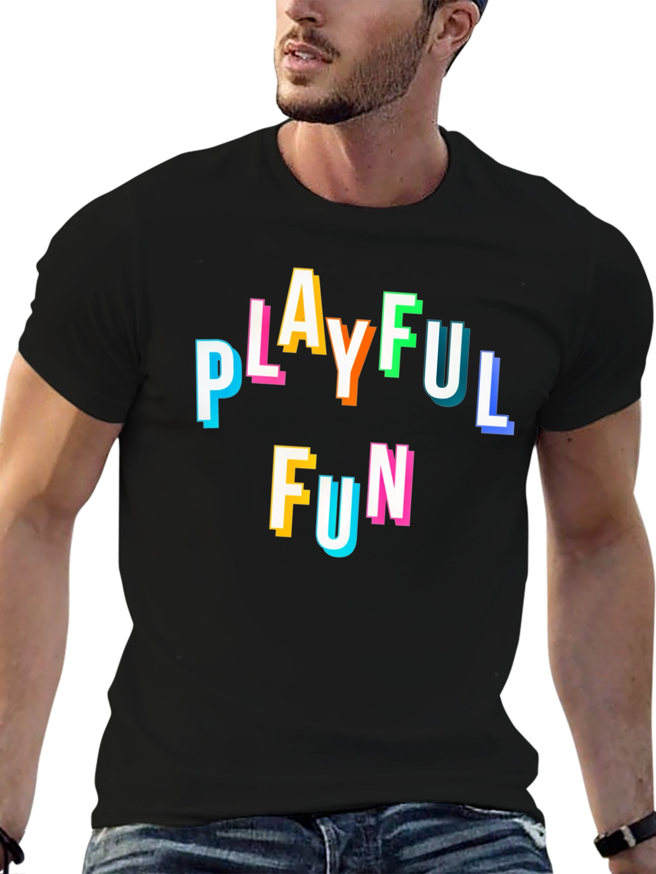 Playful Fun Graphic T-Shirt