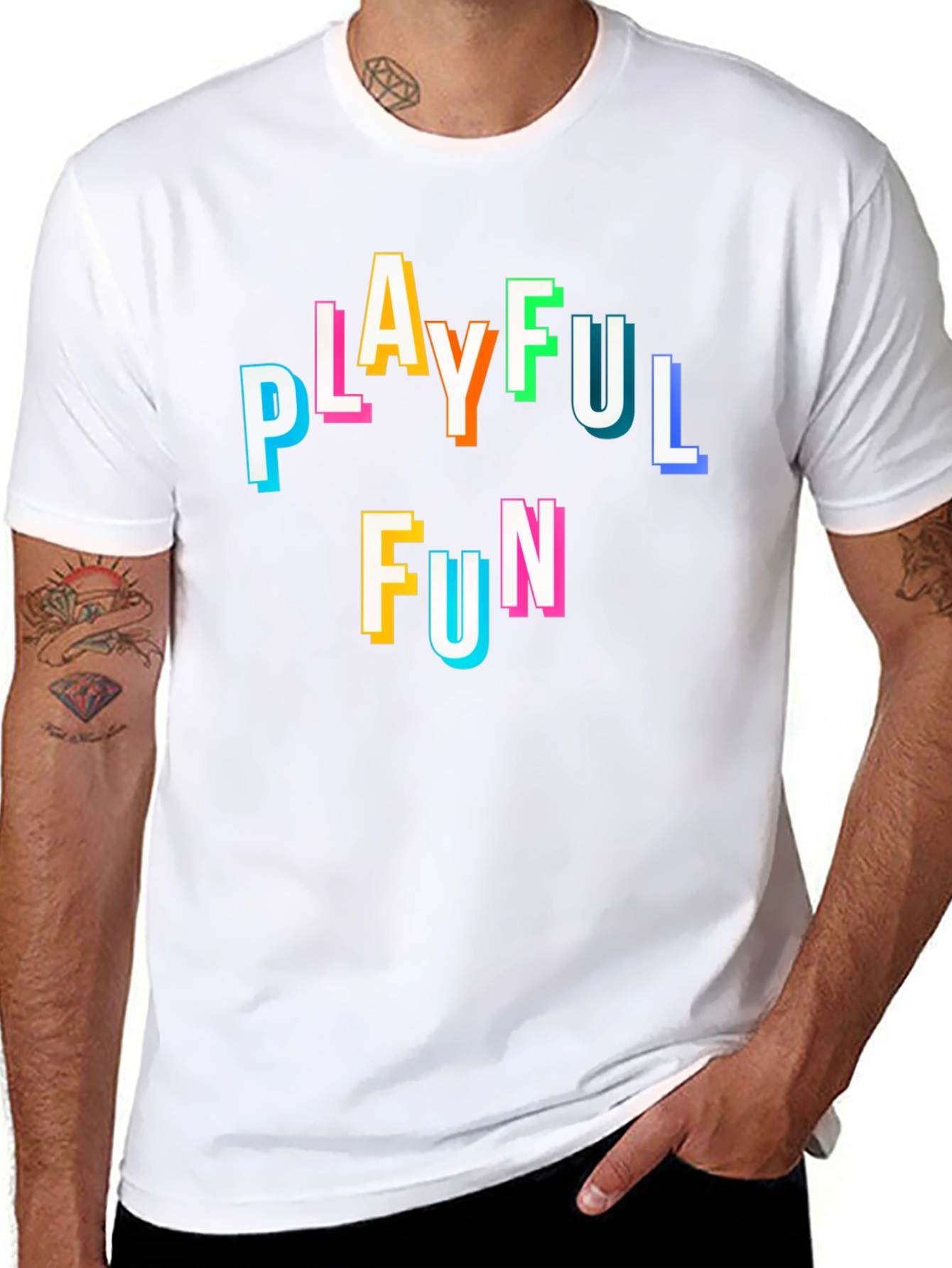 Playful Fun Graphic T-Shirt