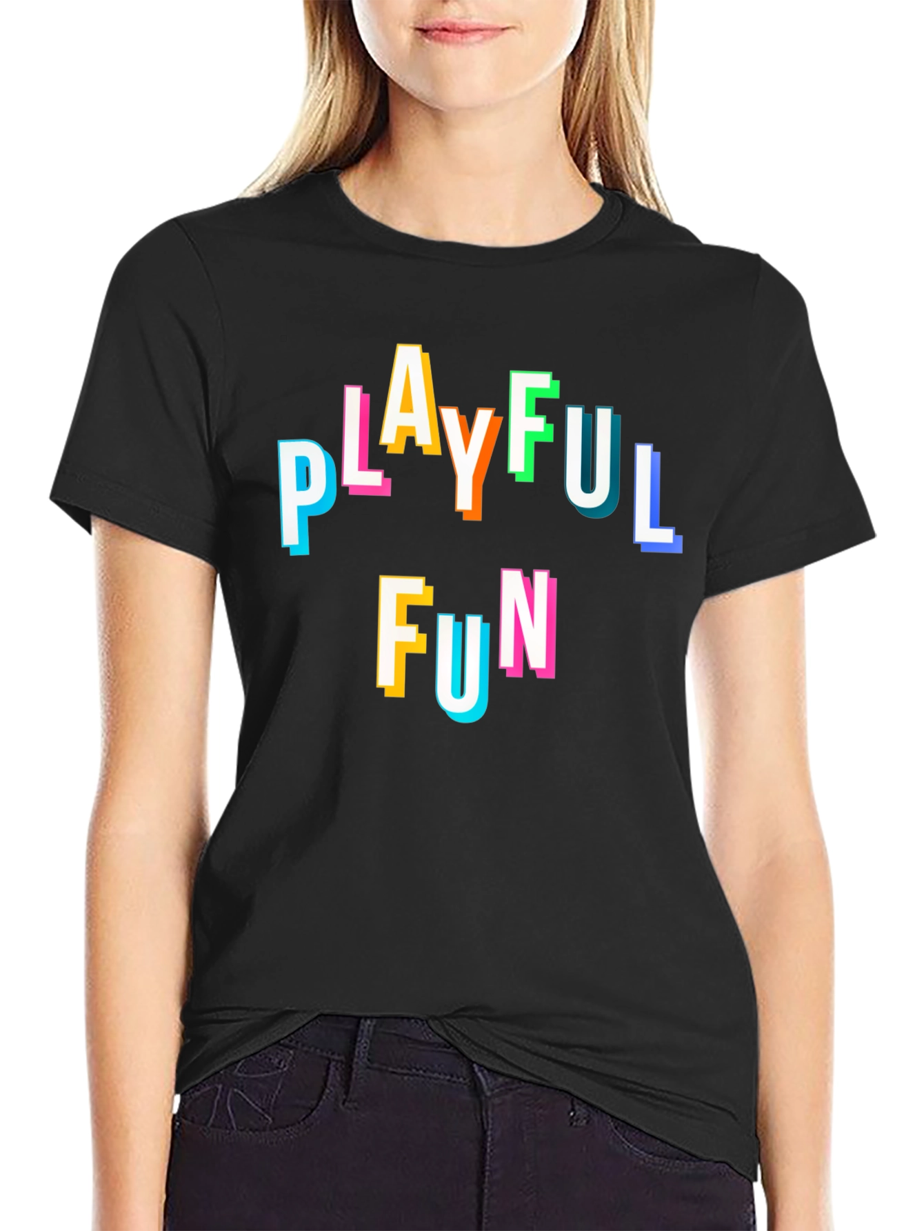 Playful Fun Graphic T-Shirt