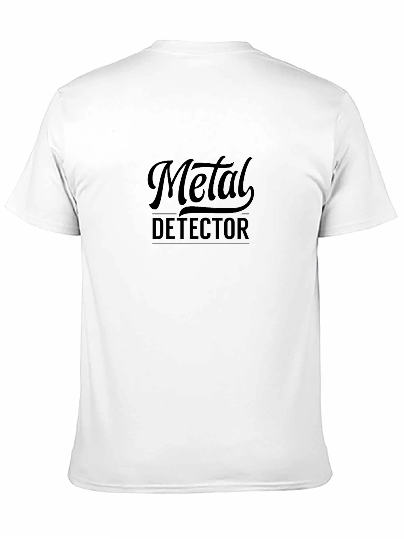 Metal Detector Graphic T-Shirt - Black