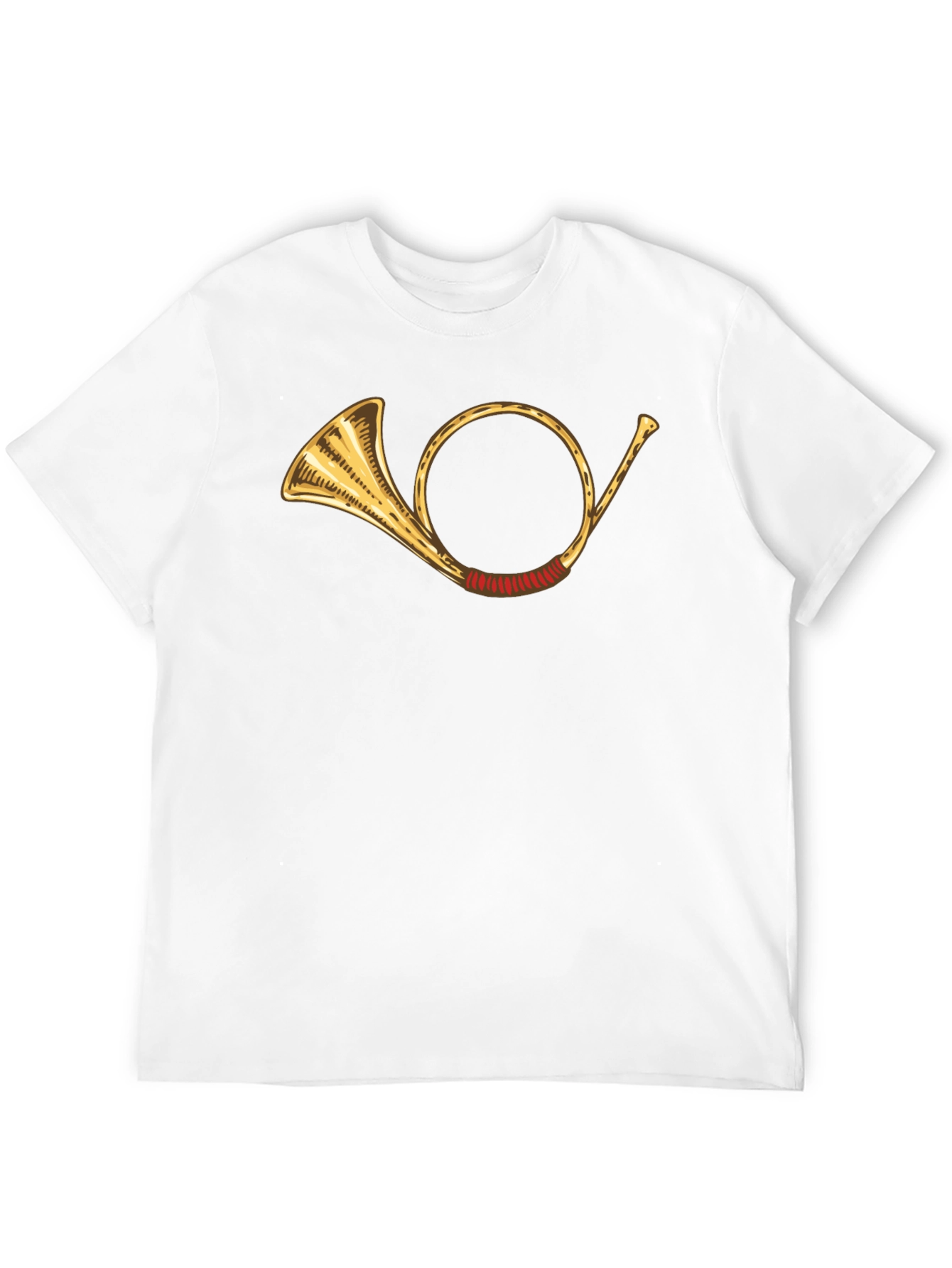 French Horn Graphic Tee - Black