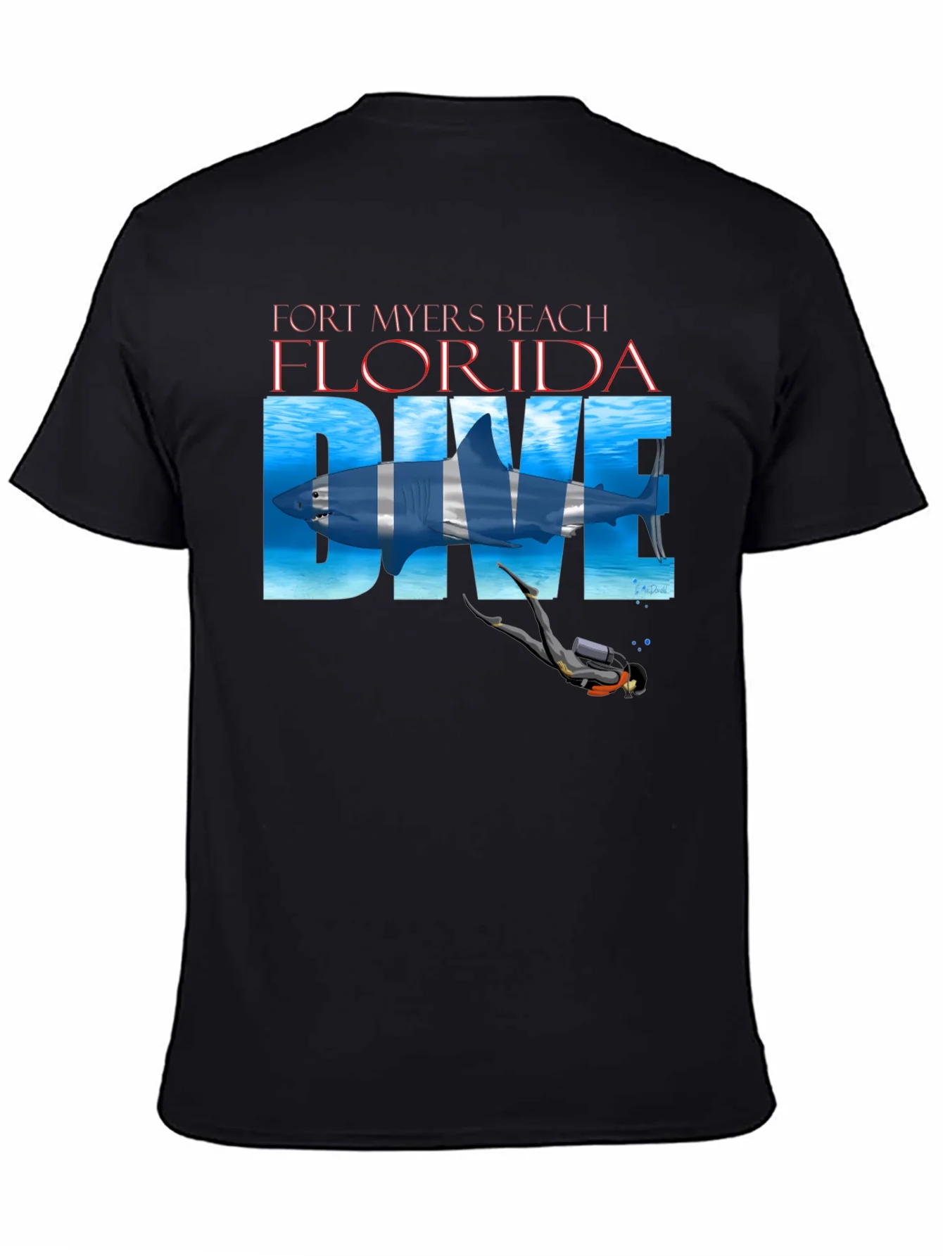 Fort Myers Beach Florida Dive T-Shirt