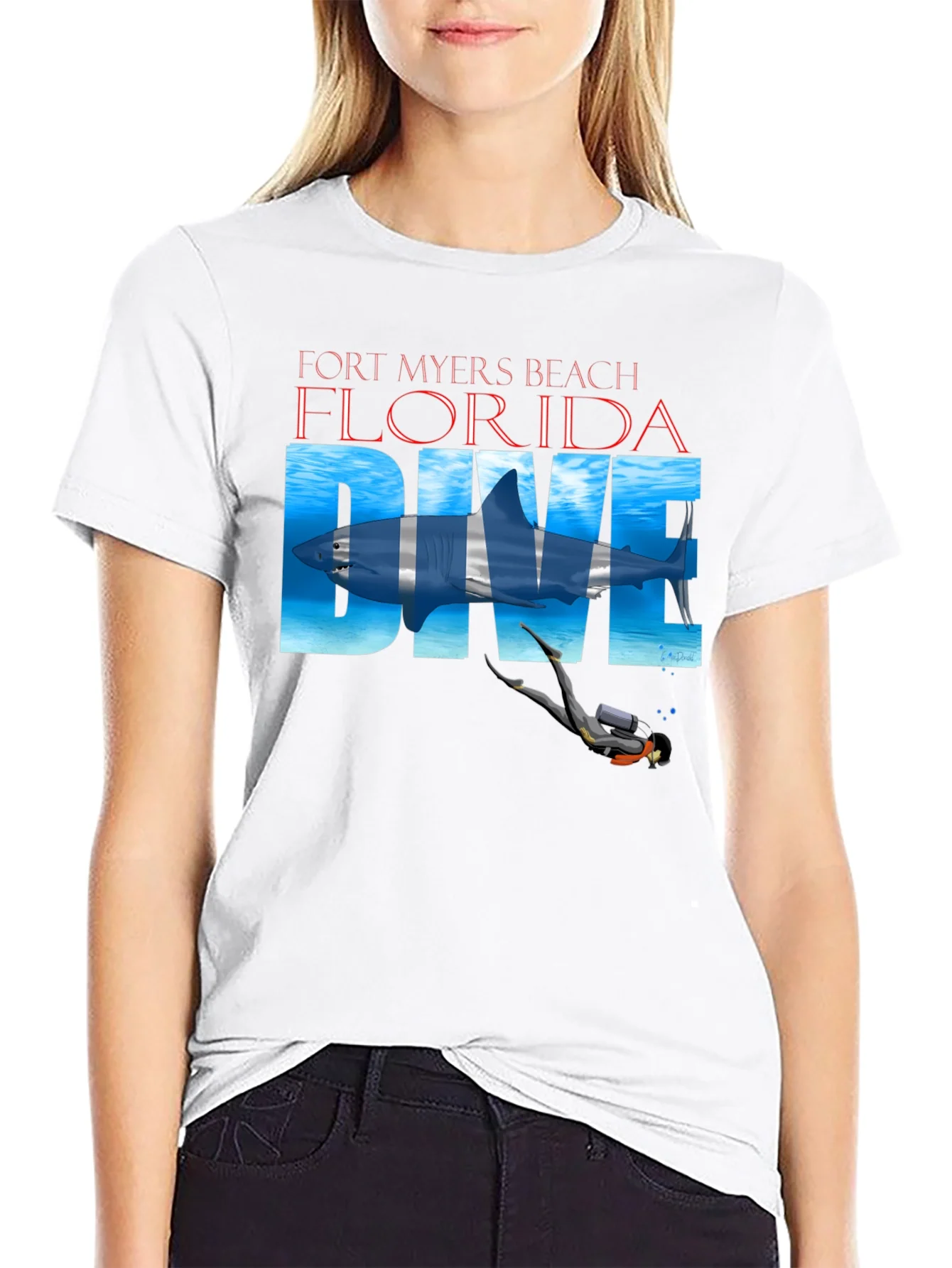 Fort Myers Beach Florida Dive T-Shirt