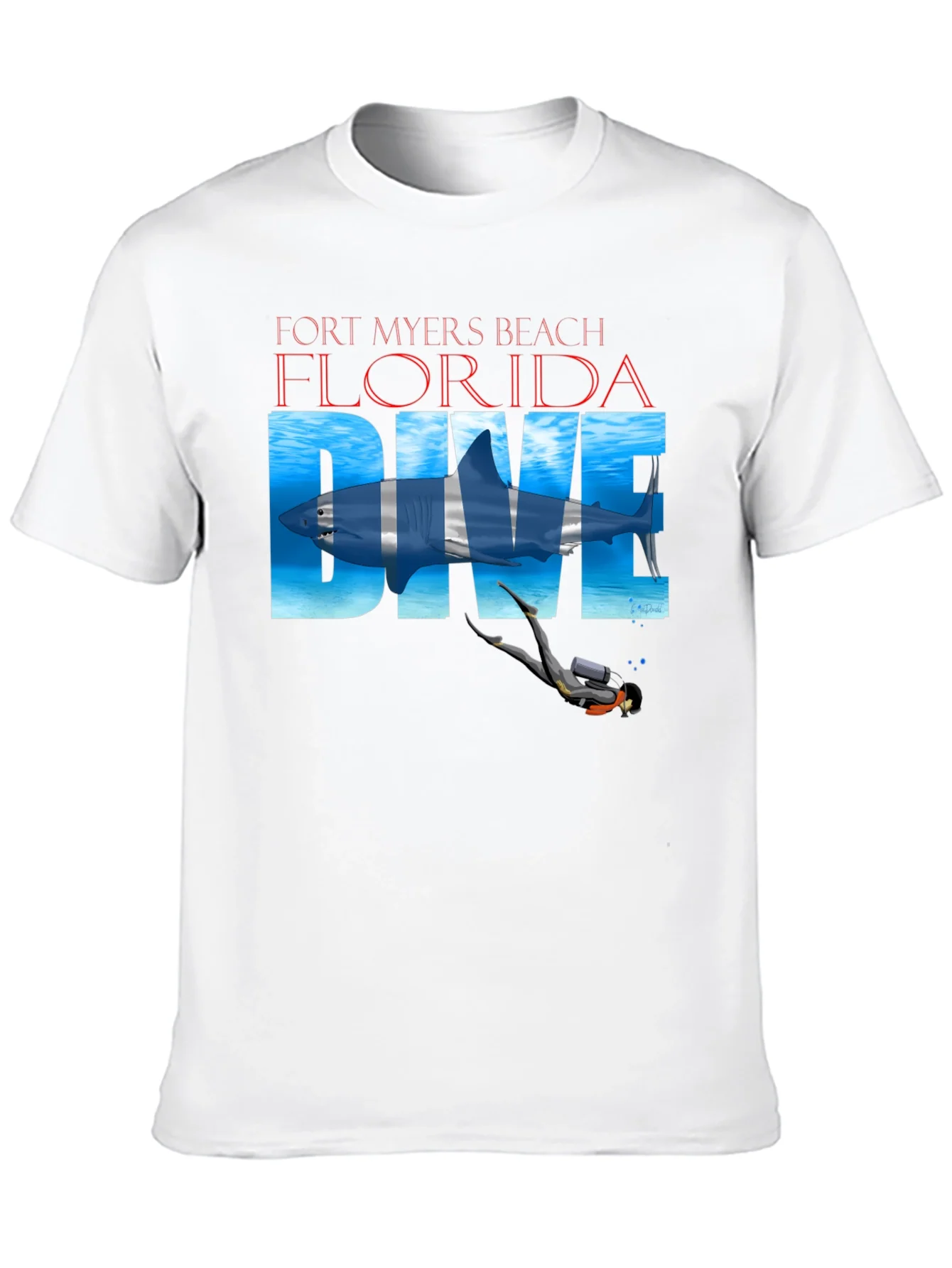 Fort Myers Beach Florida Dive T-Shirt