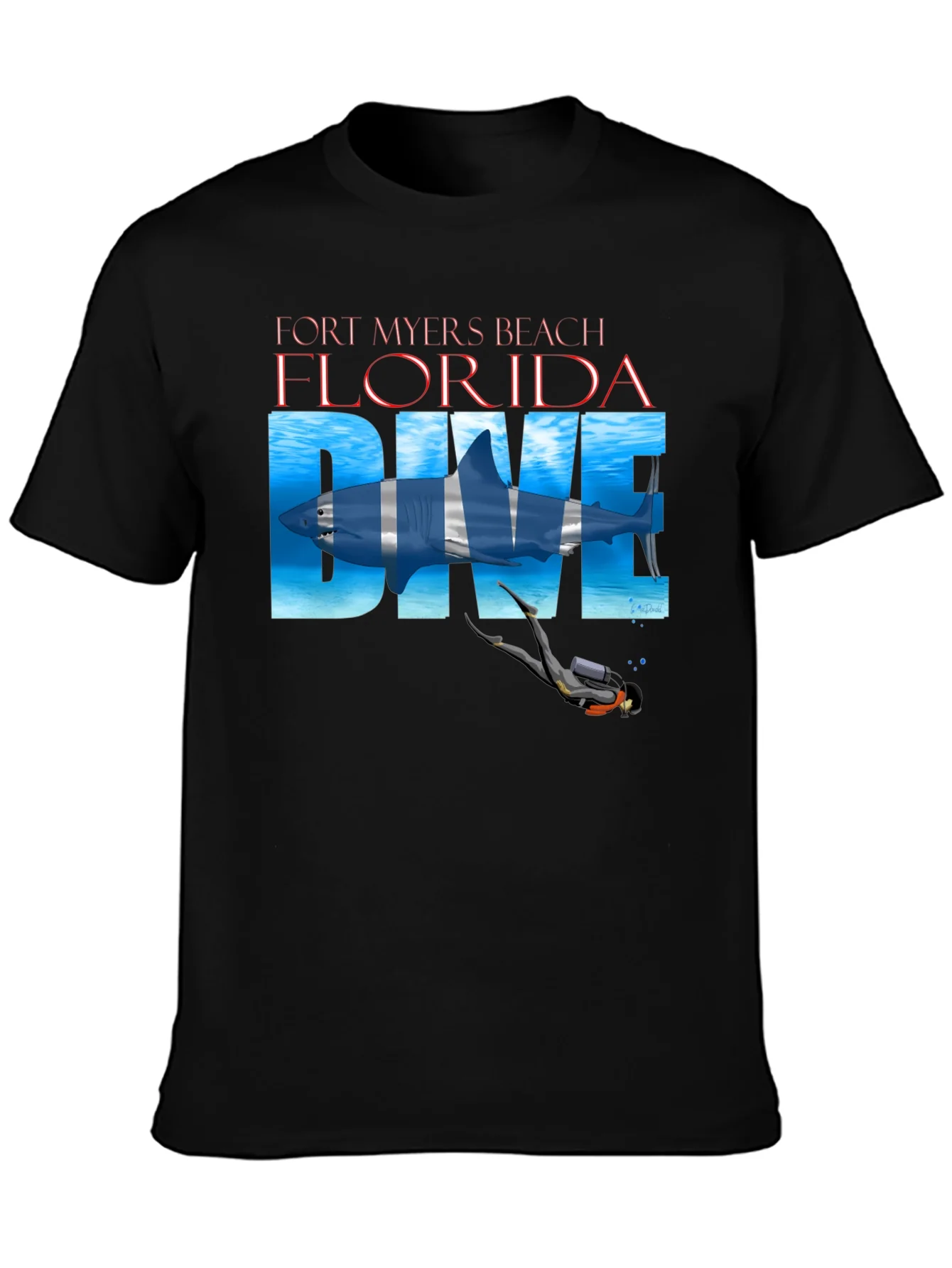 Fort Myers Beach Florida Dive T-Shirt