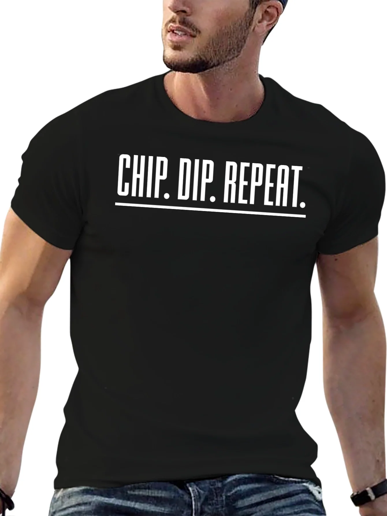 Chip Dip Repeat Graphic T-Shirt