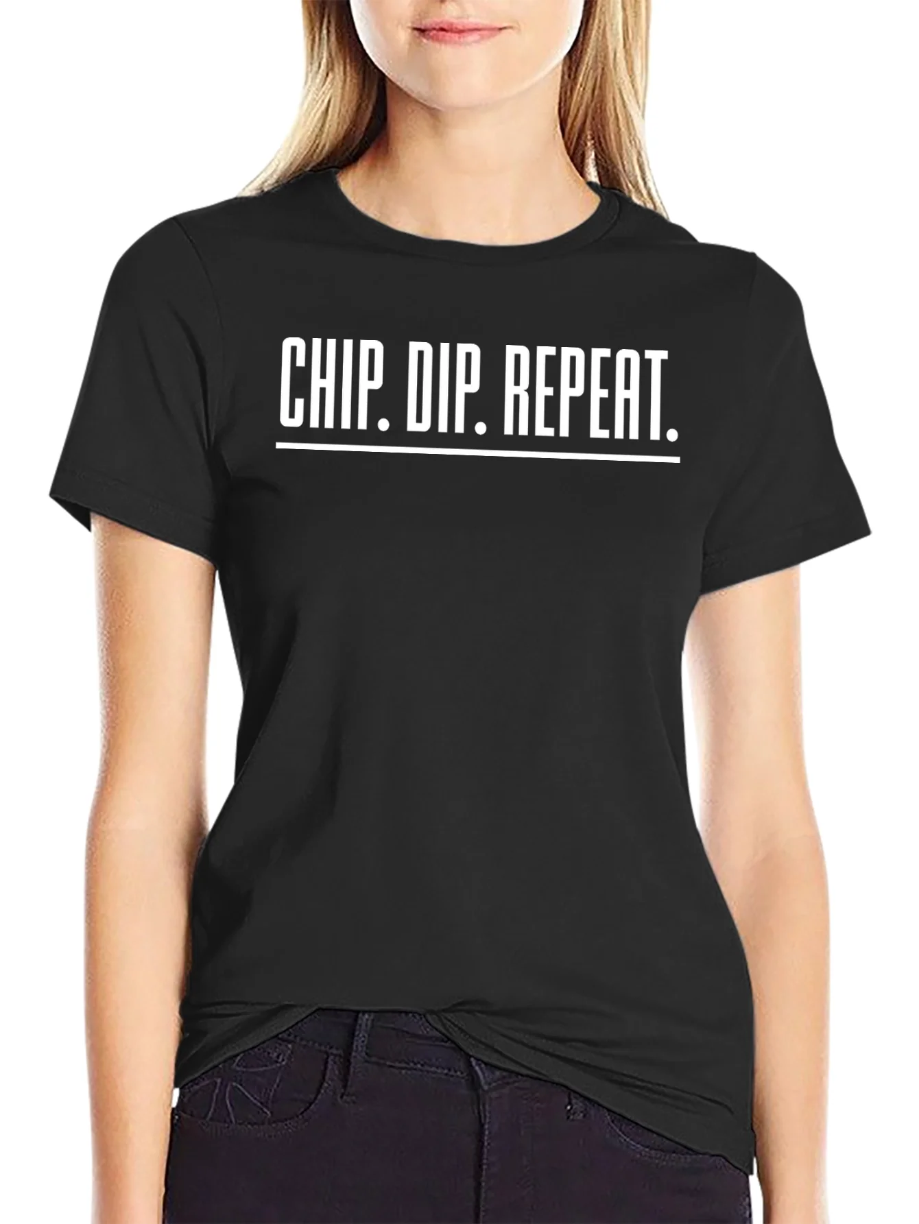 Chip Dip Repeat Graphic T-Shirt