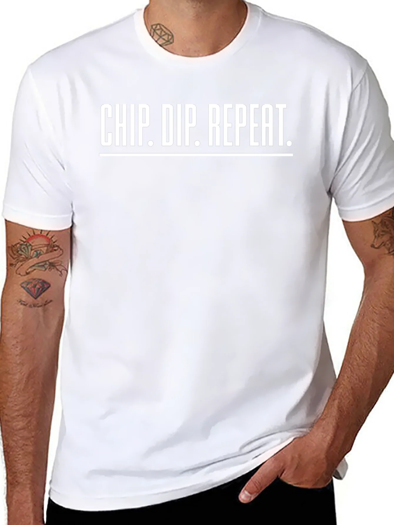 Chip Dip Repeat Graphic T-Shirt