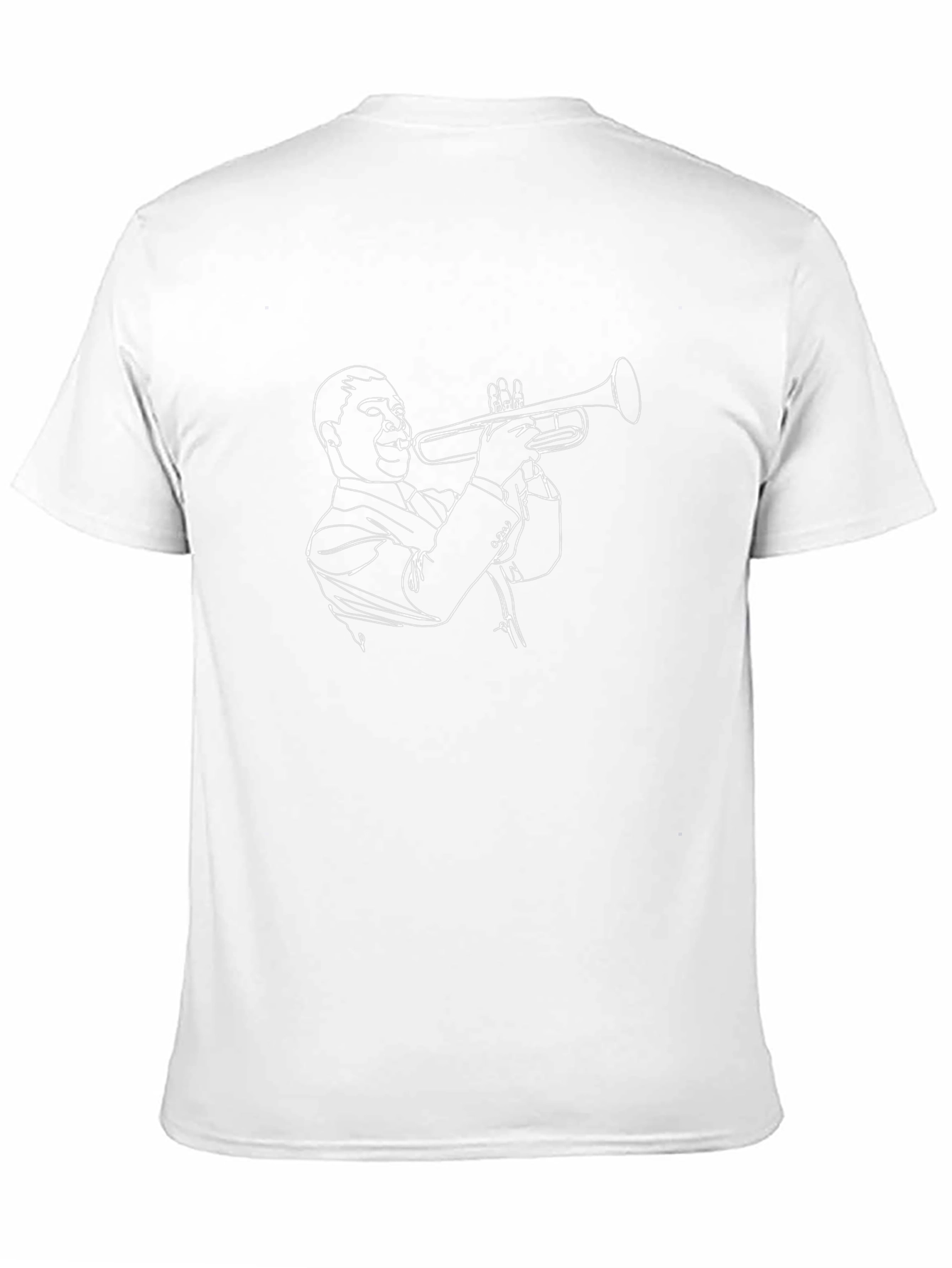 Jazz Trumpet Player Graphic T-Shirt - Cool Music Tee