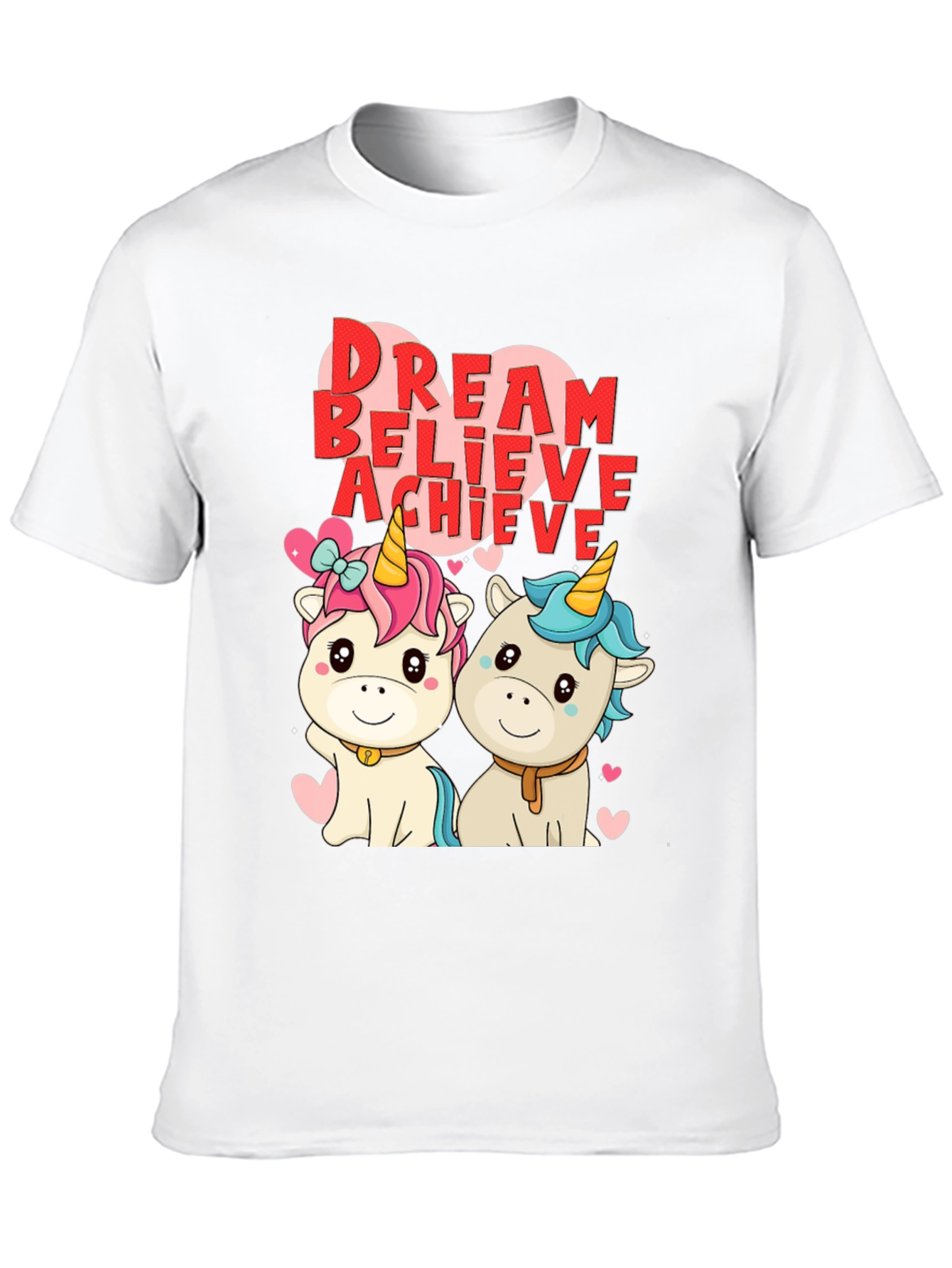Dream Believe Achieve Unicorn T-Shirt