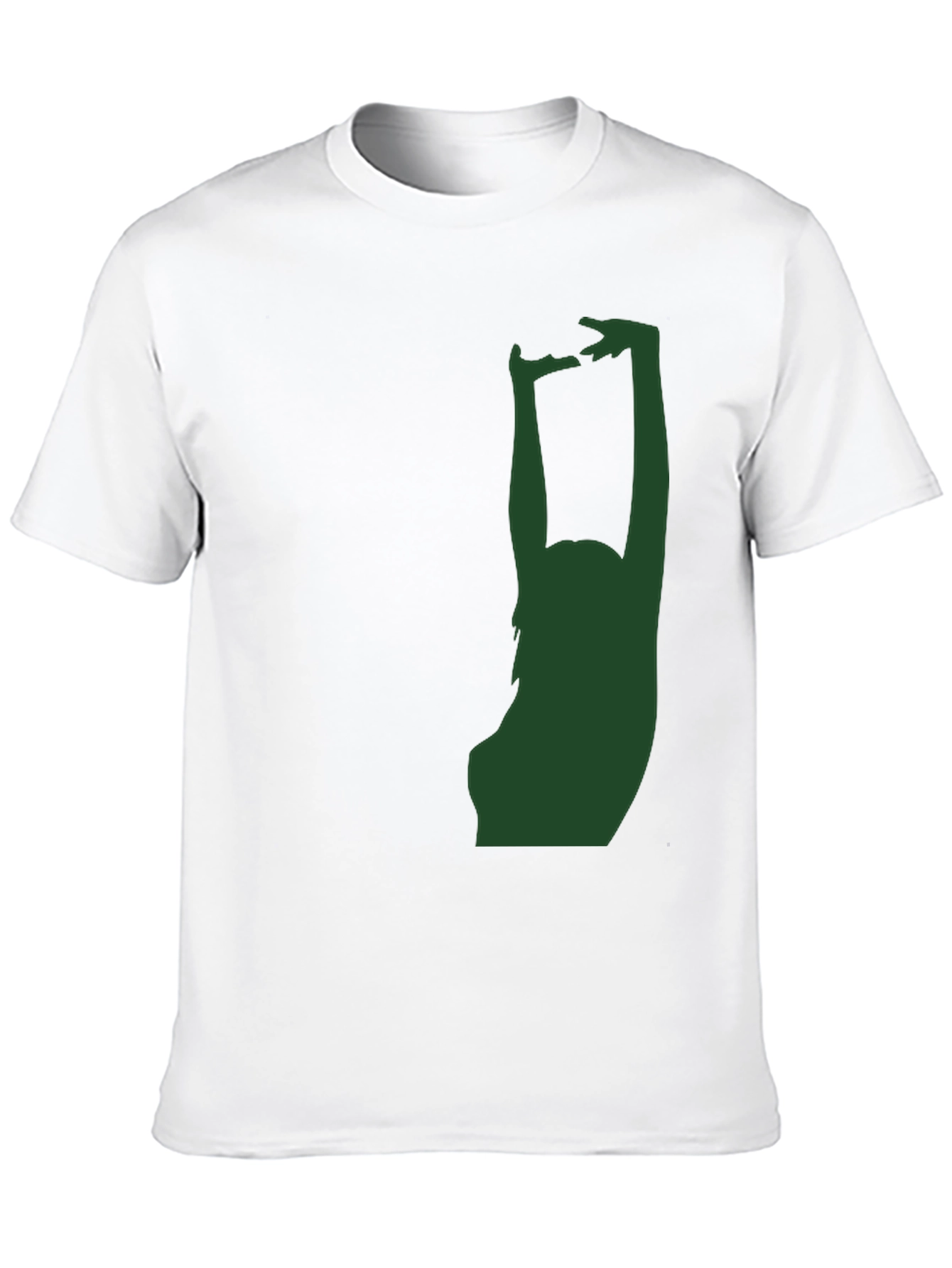 Silhouette Graphic Tee - Black Cotton Blend