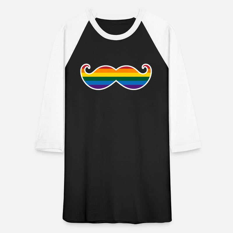 rainbow mustache