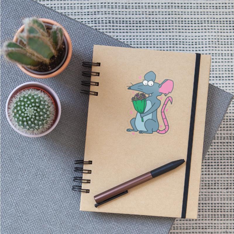 Rat with Flowers Nature Rodent