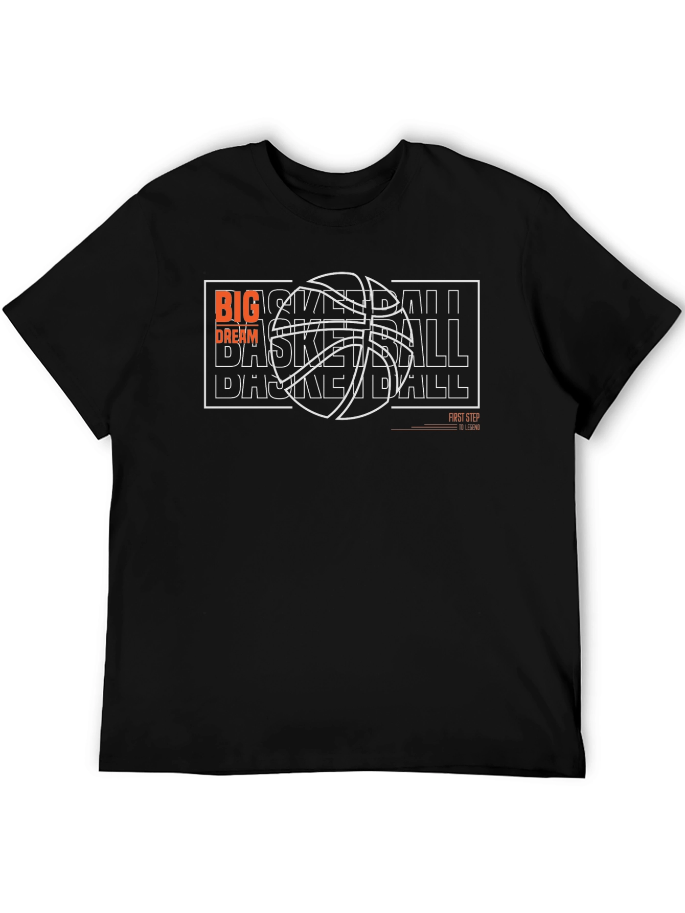 Basketball Big Dream Graphic T-Shirt