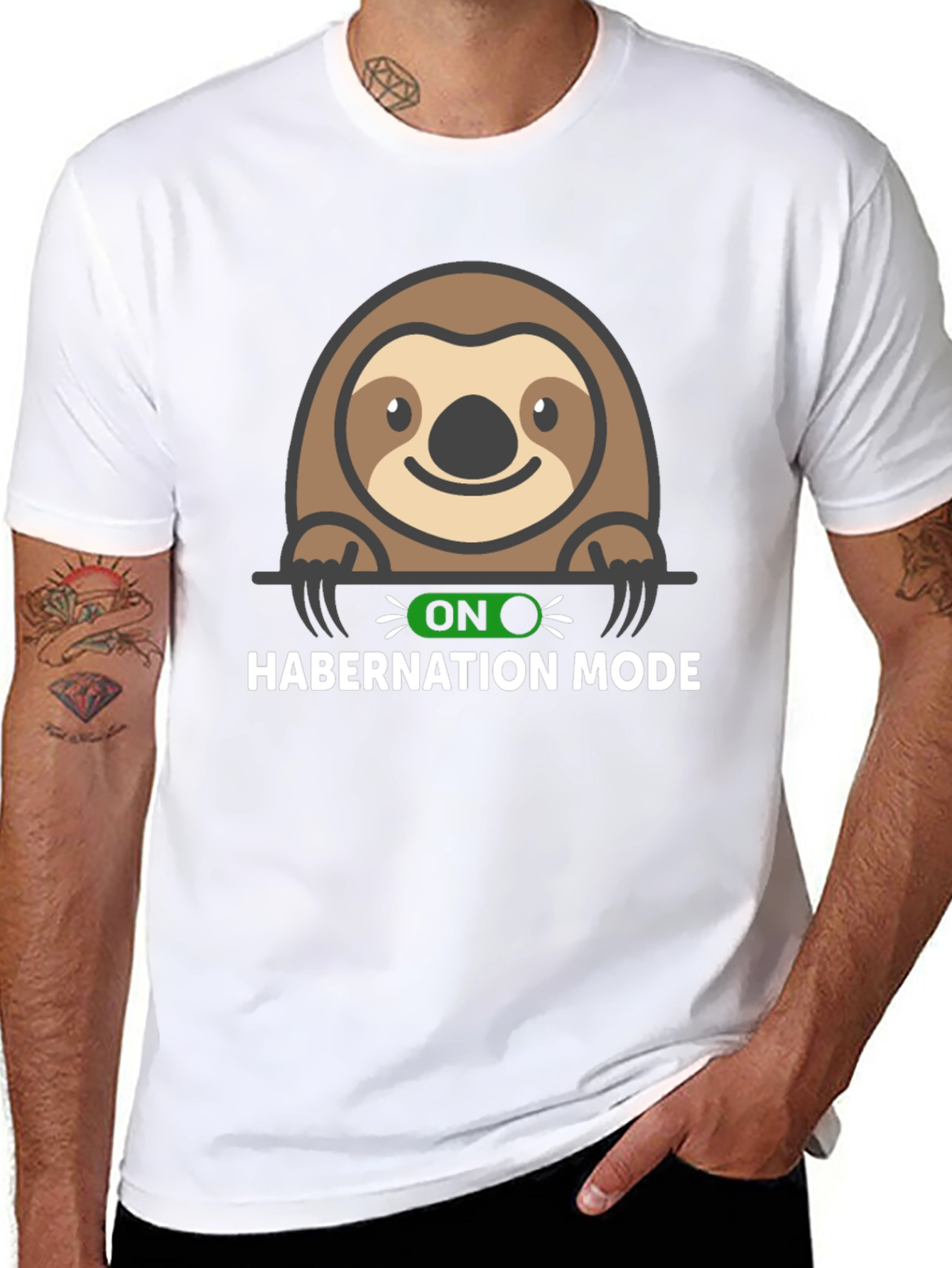 Hibernation Mode Sloth Graphic Tee